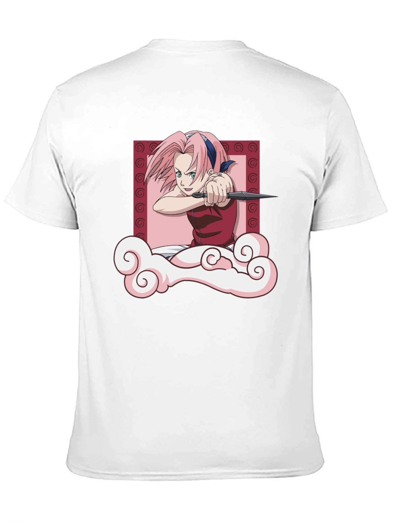 Sakura Haruno Throwing Stars T-Shirt - Anime Tee