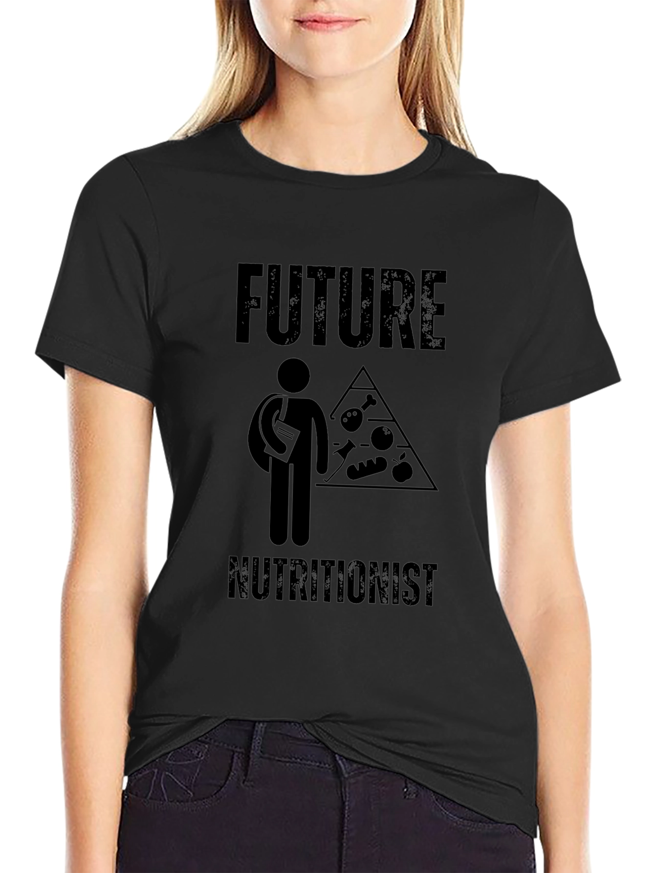 Future Nutritionist Black T-Shirt