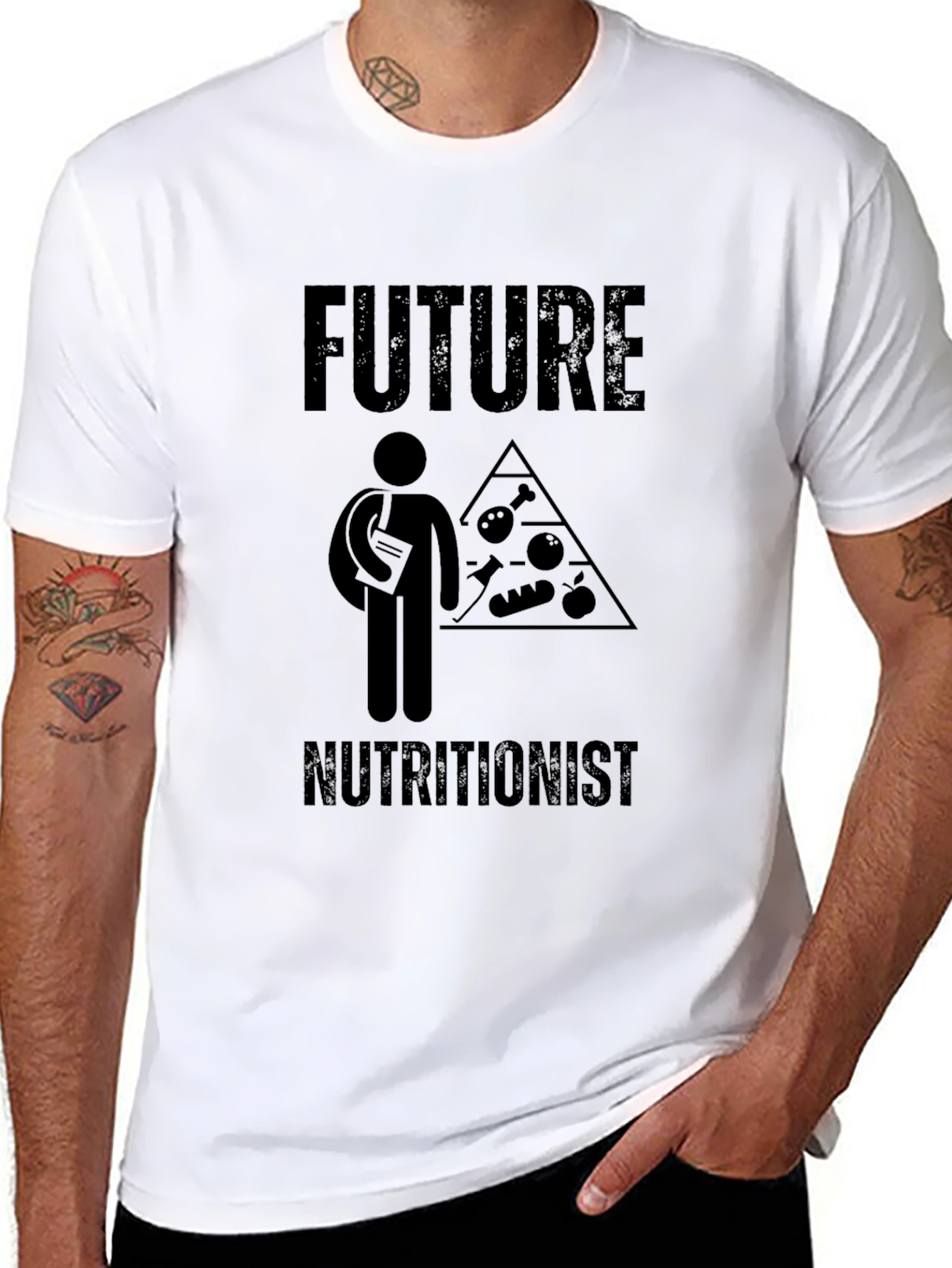 Future Nutritionist Black T-Shirt