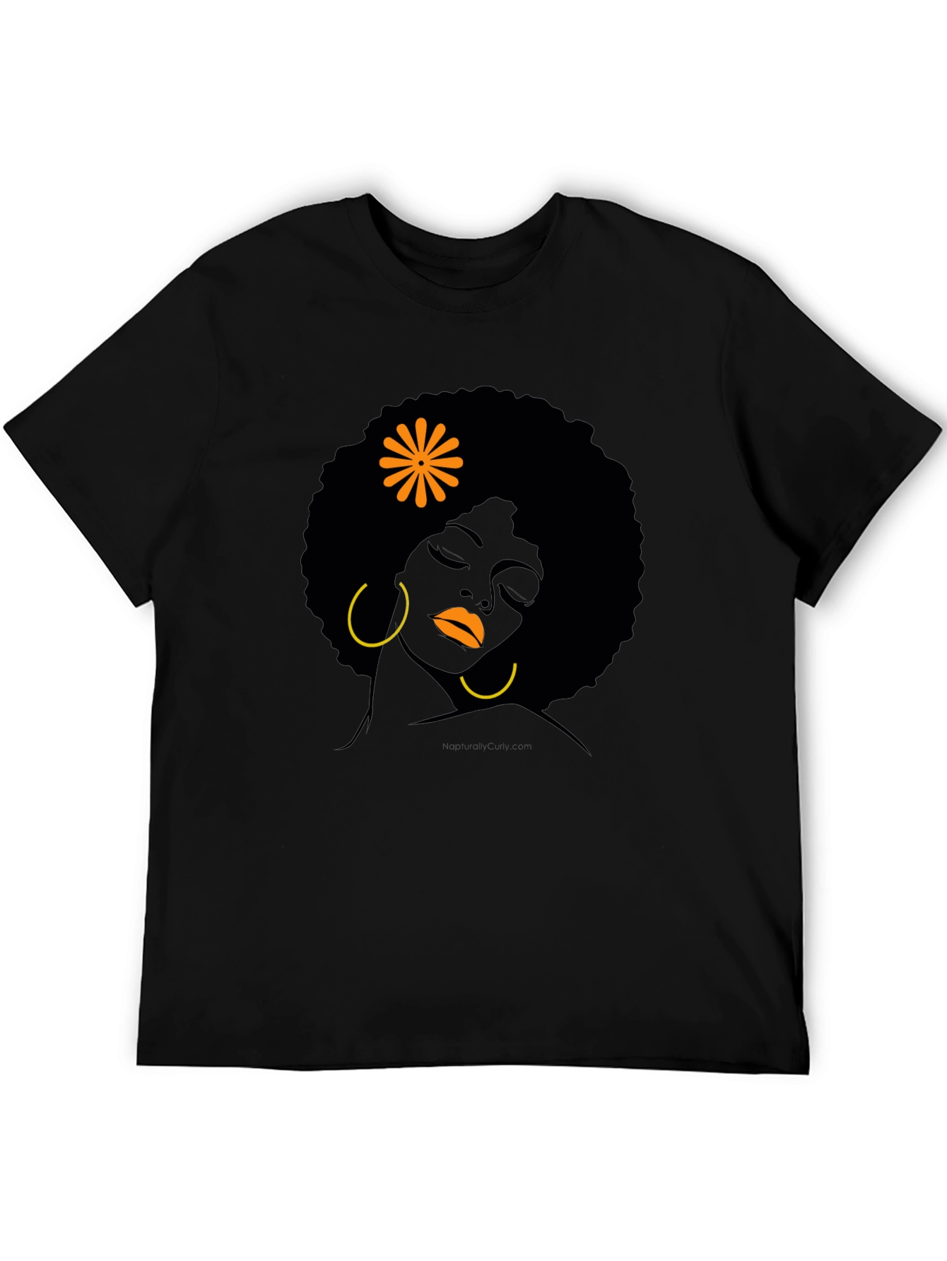 Black Girl Afro T-Shirt - Artistic Design