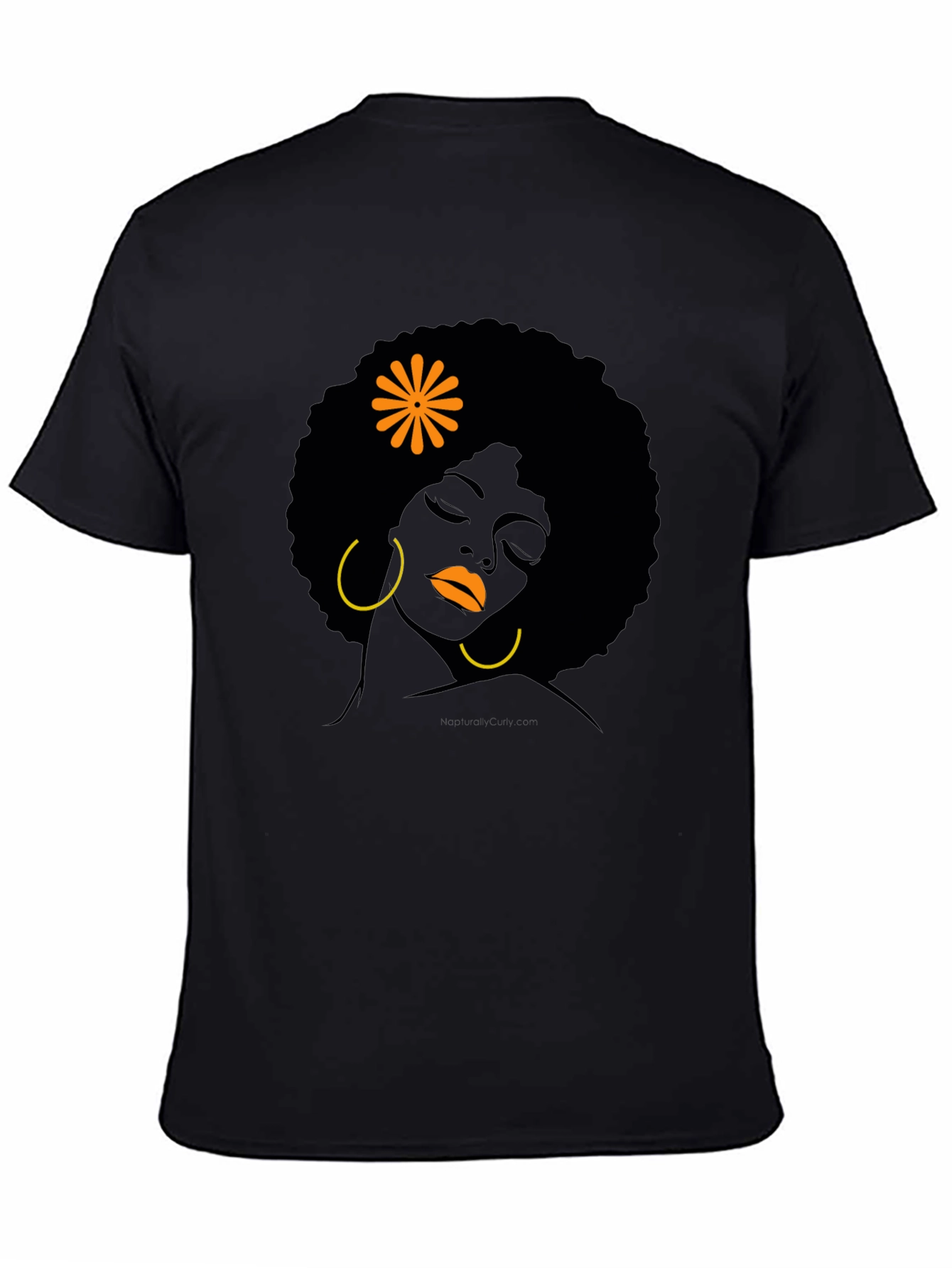 Black Girl Afro T-Shirt - Artistic Design