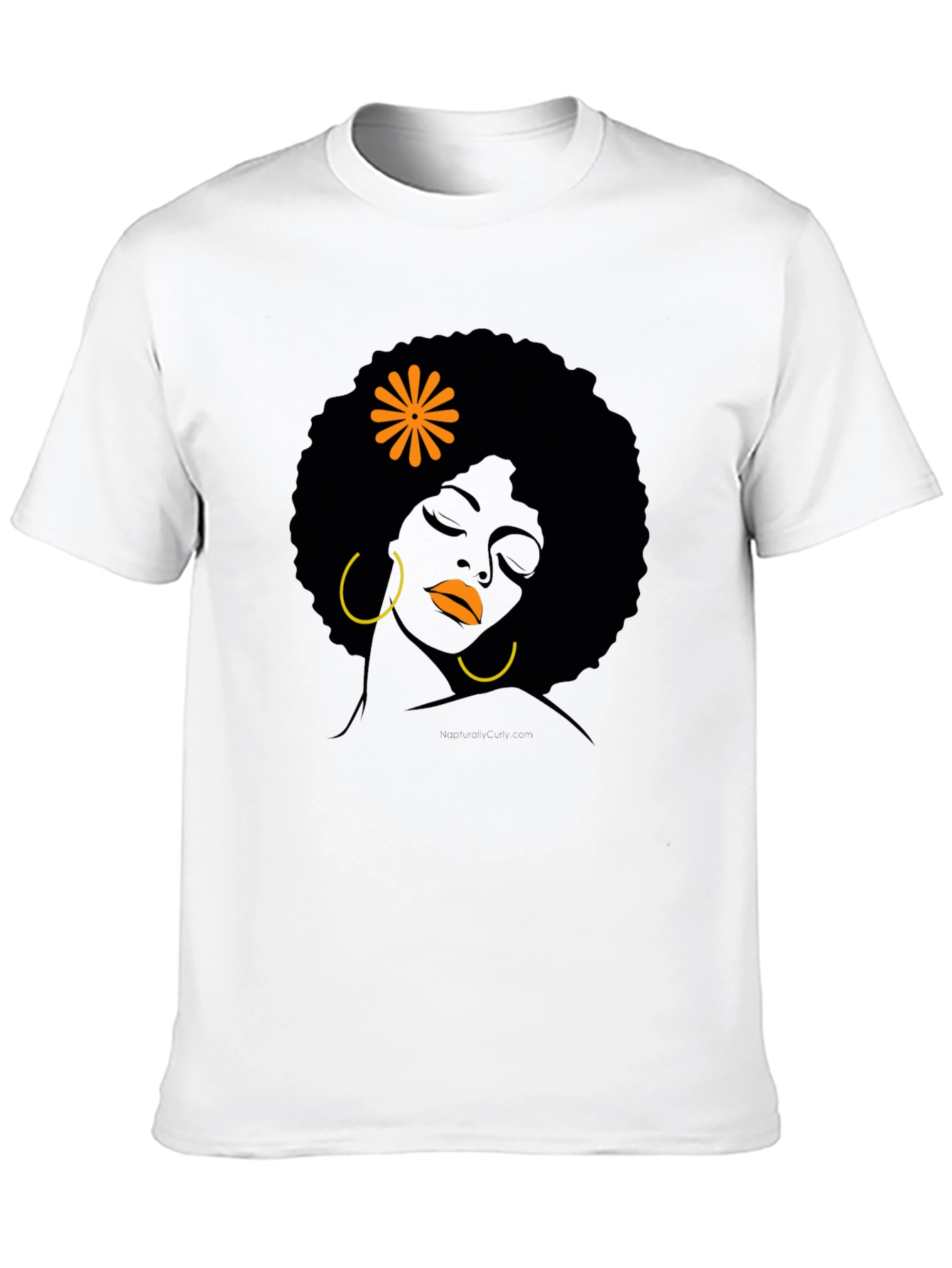 Black Girl Afro T-Shirt - Artistic Design
