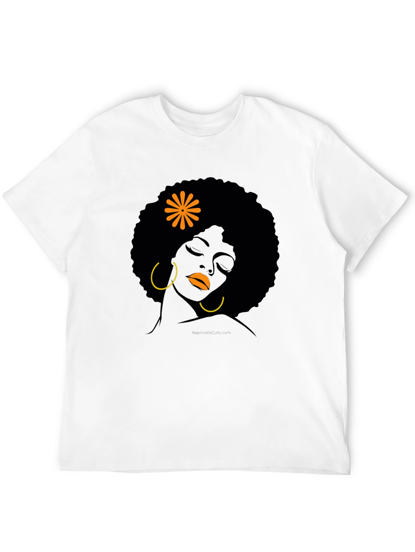 Black Girl Afro T-Shirt - Artistic Design