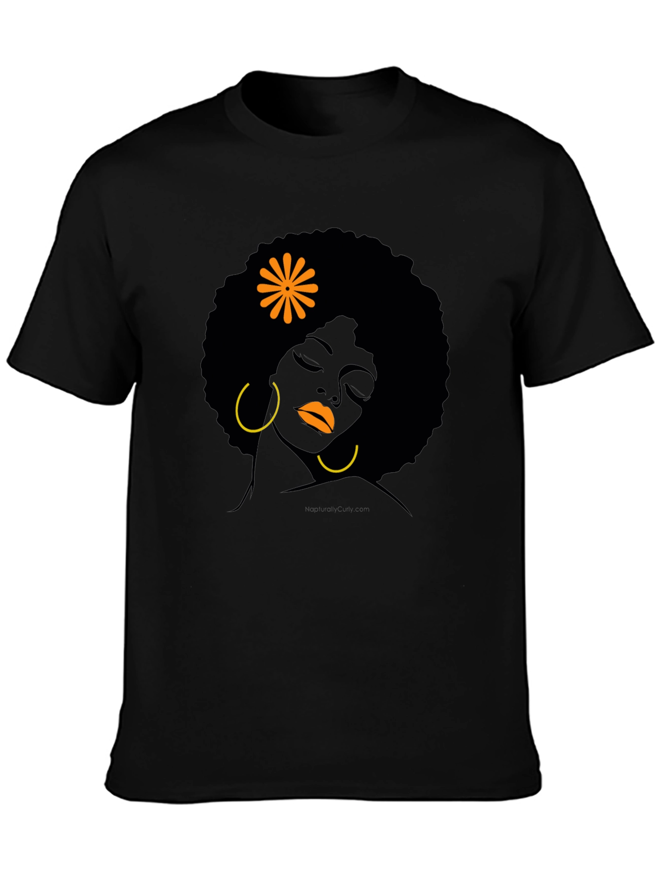 Black Girl Afro T-Shirt - Artistic Design