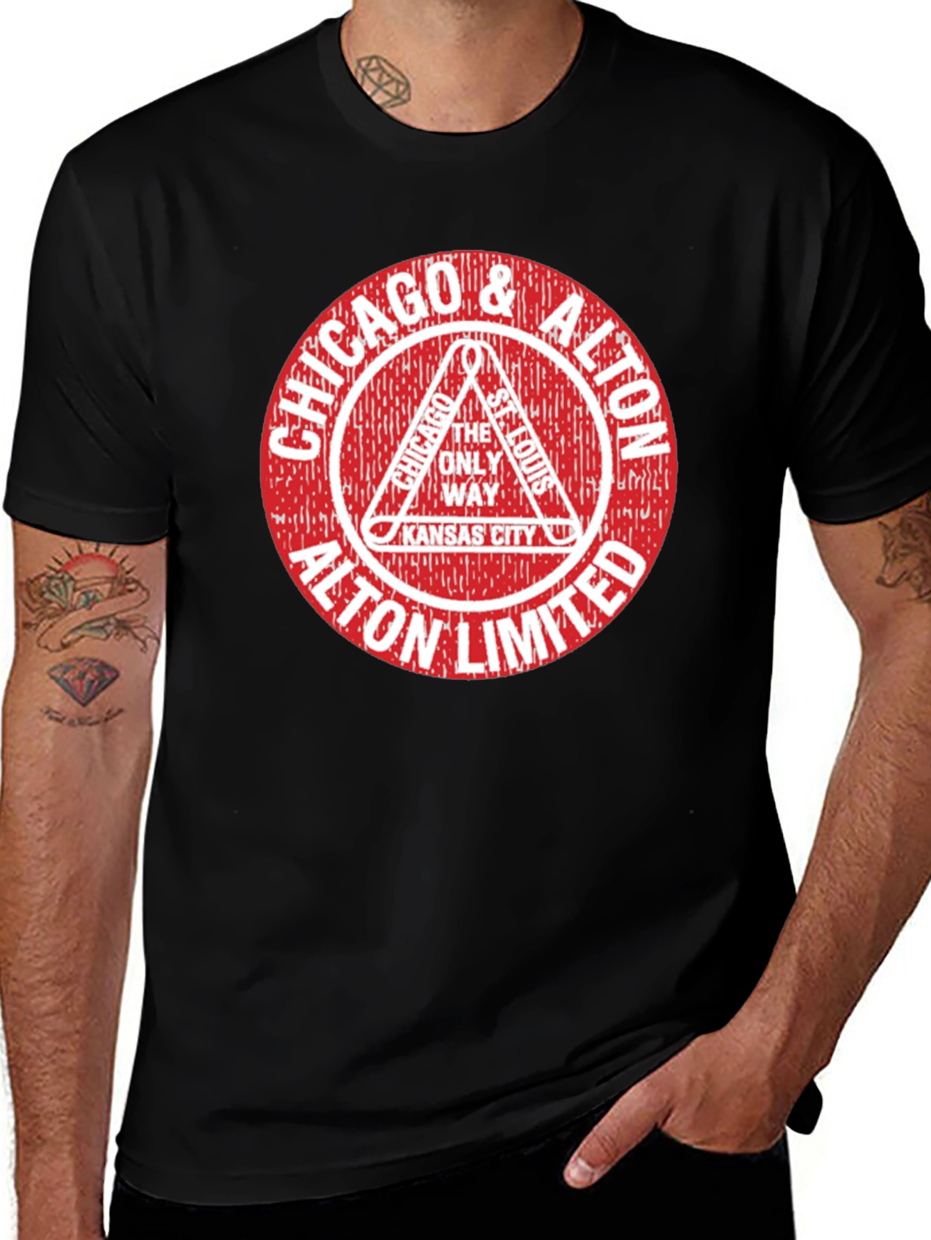 Chicago & Alton Limited Graphic T-Shirt