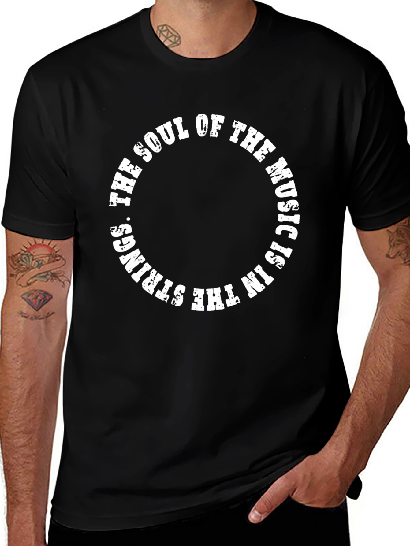 Soul of the Music Black Graphic Tee