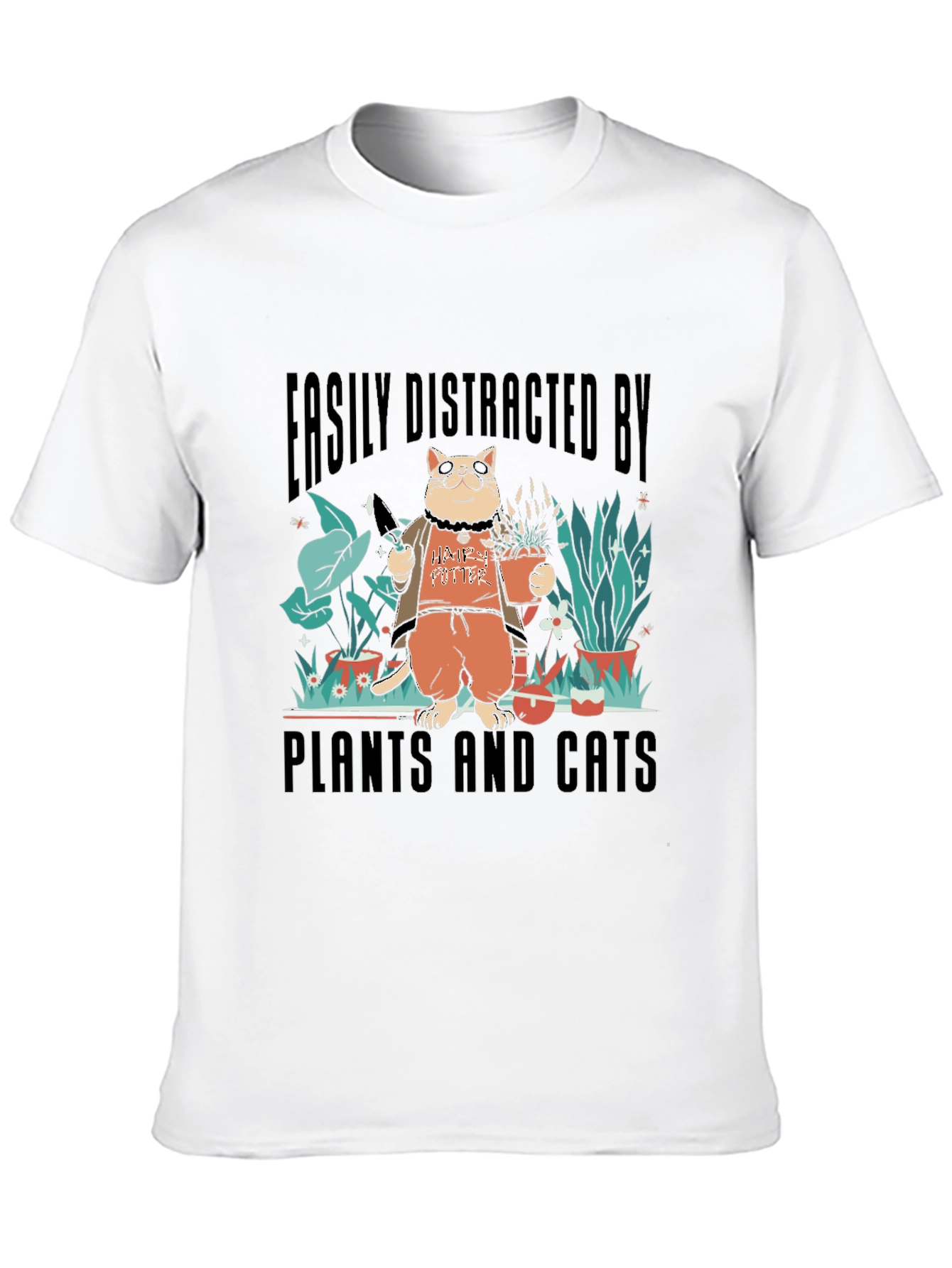 Plants and Cats T-shirt
