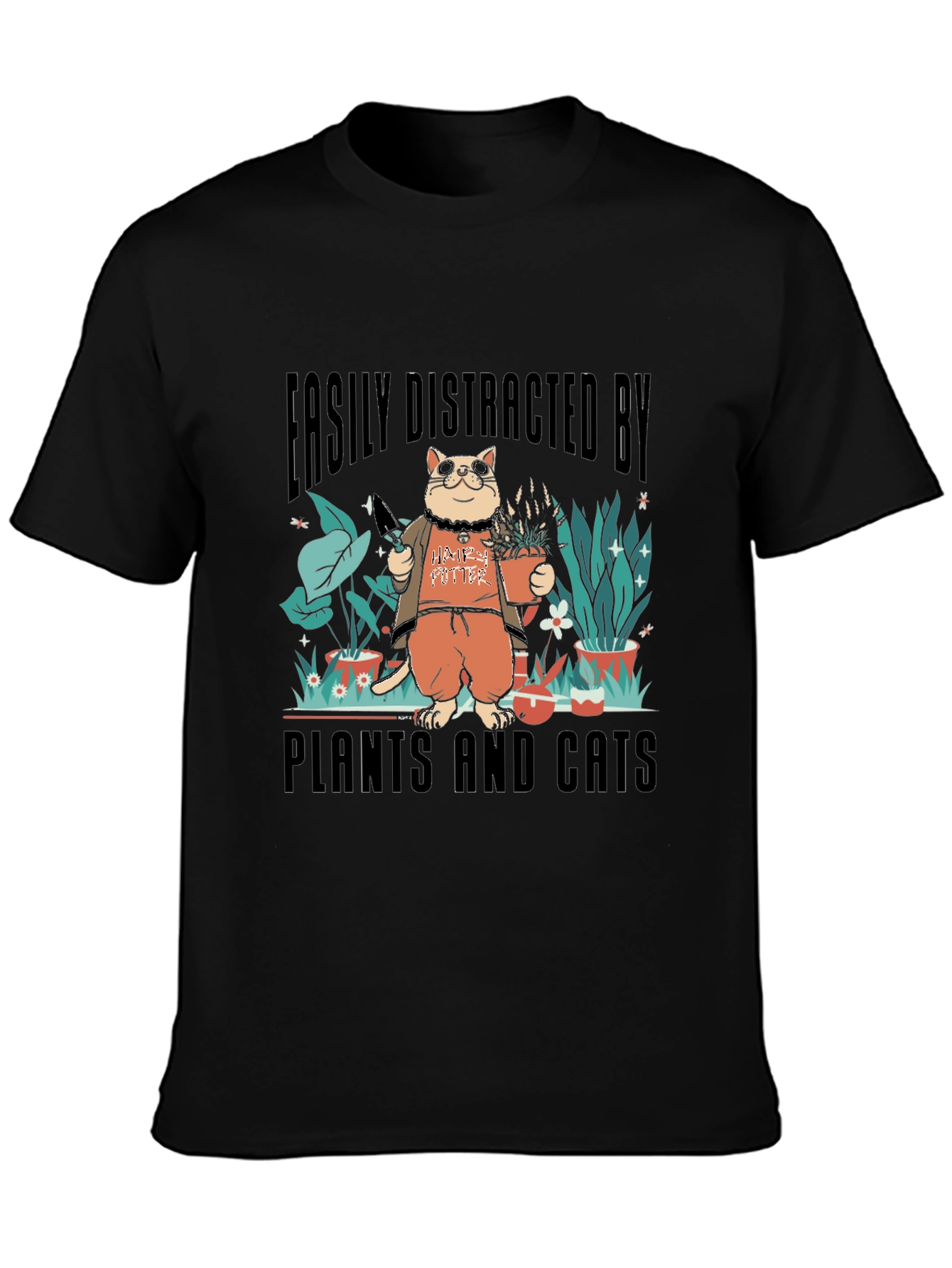 Plants and Cats T-shirt