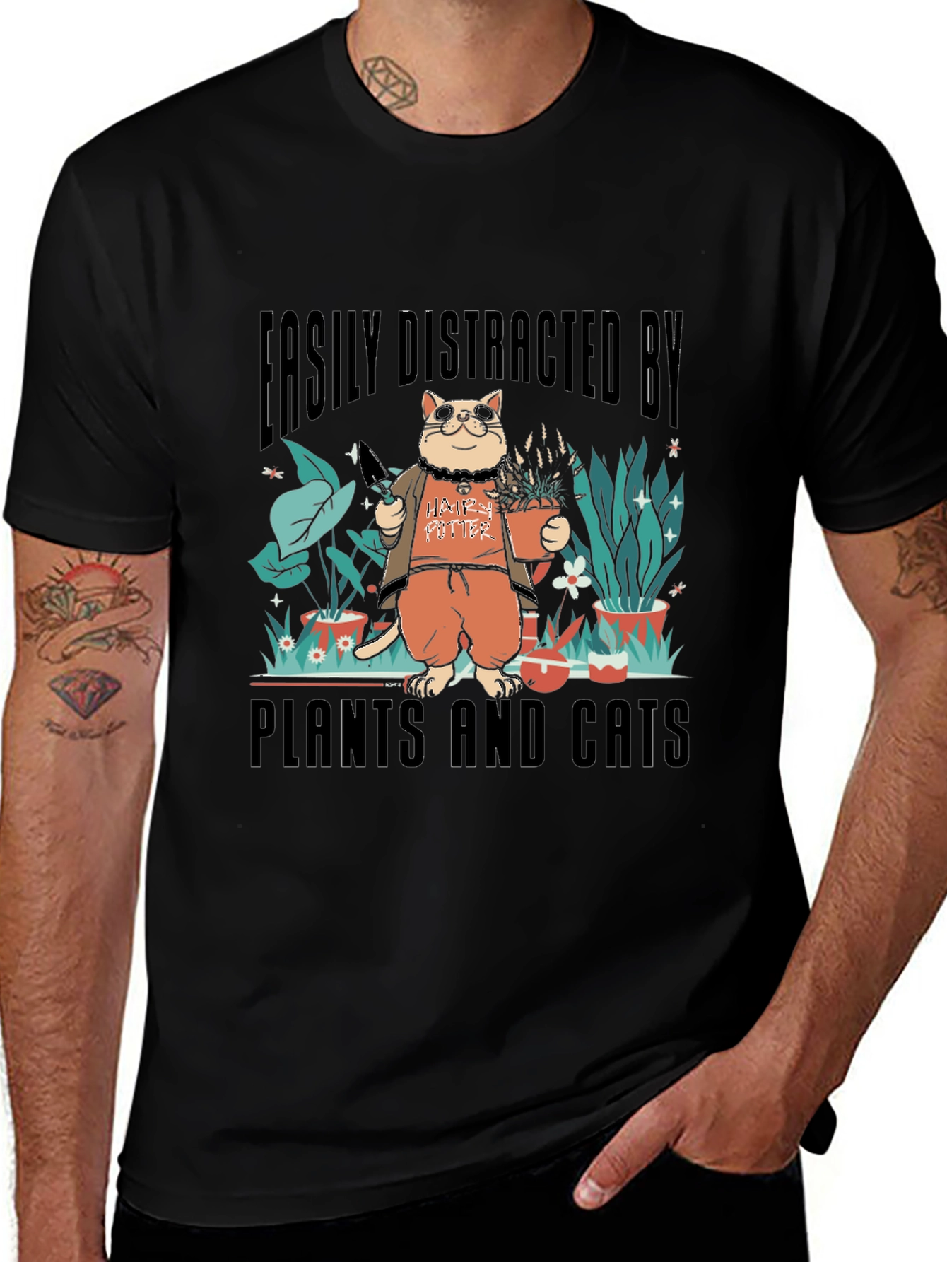 Plants and Cats T-shirt