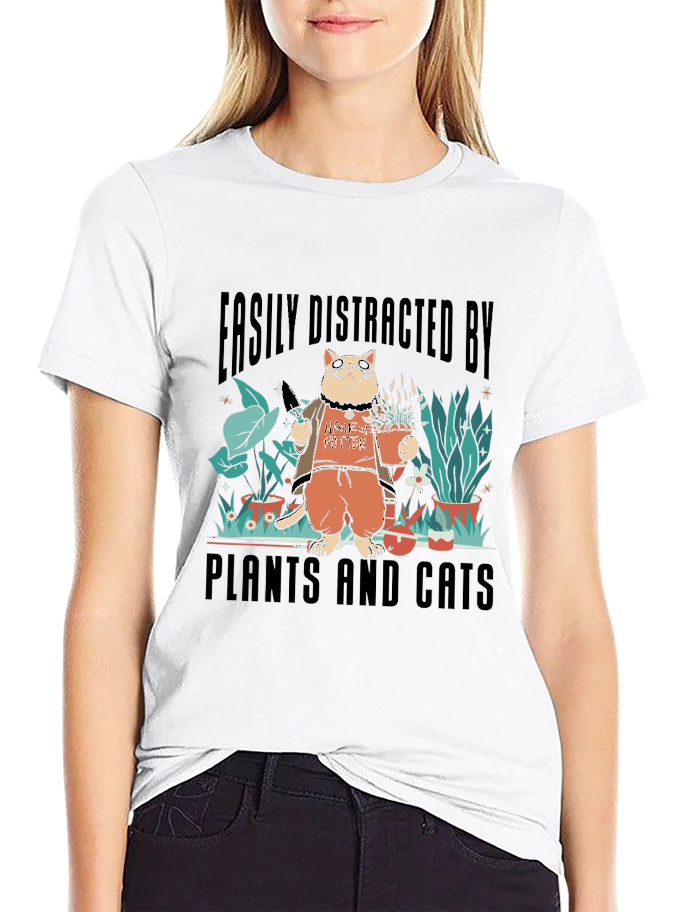 Plants and Cats T-shirt