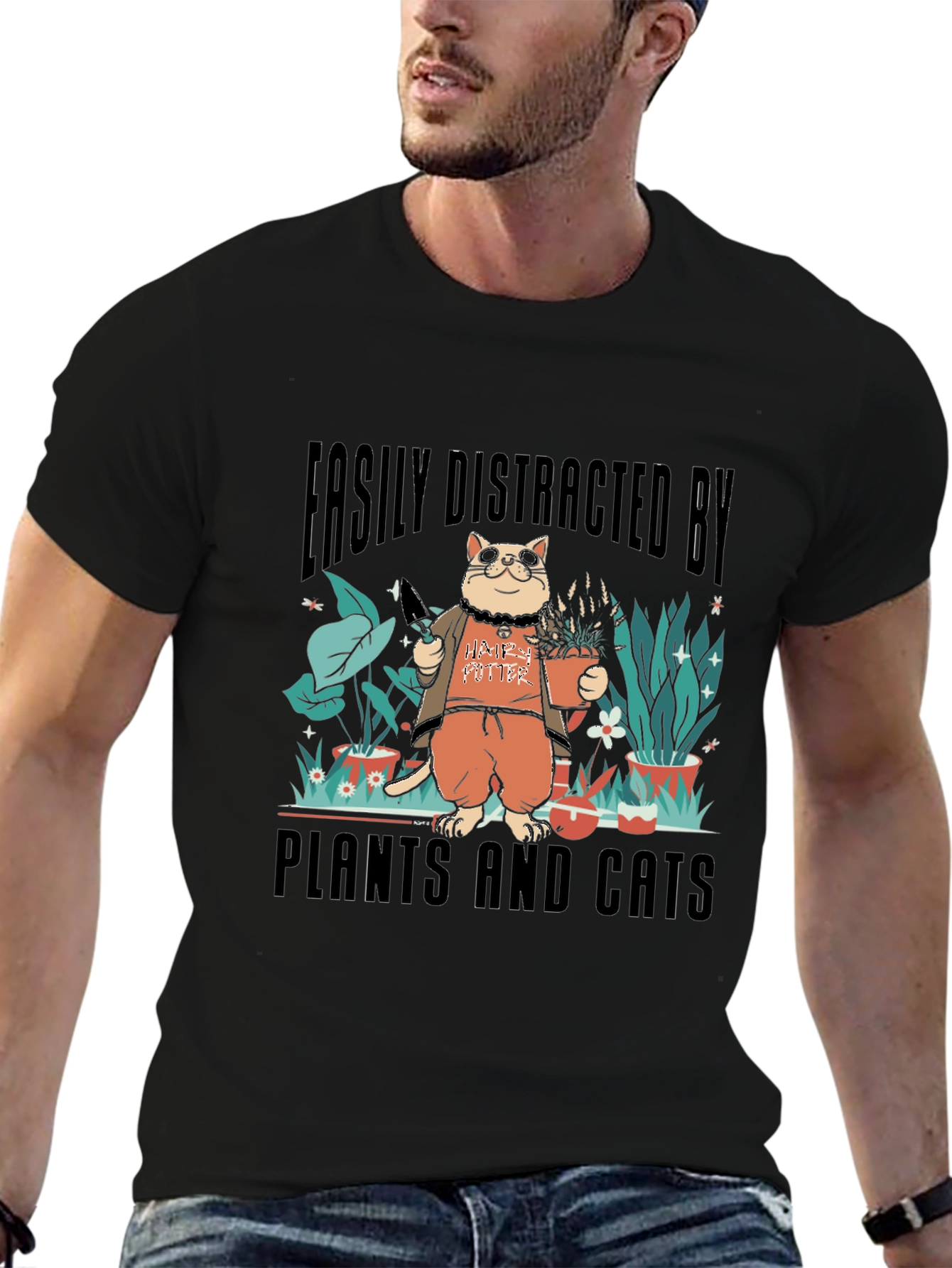Plants and Cats T-shirt
