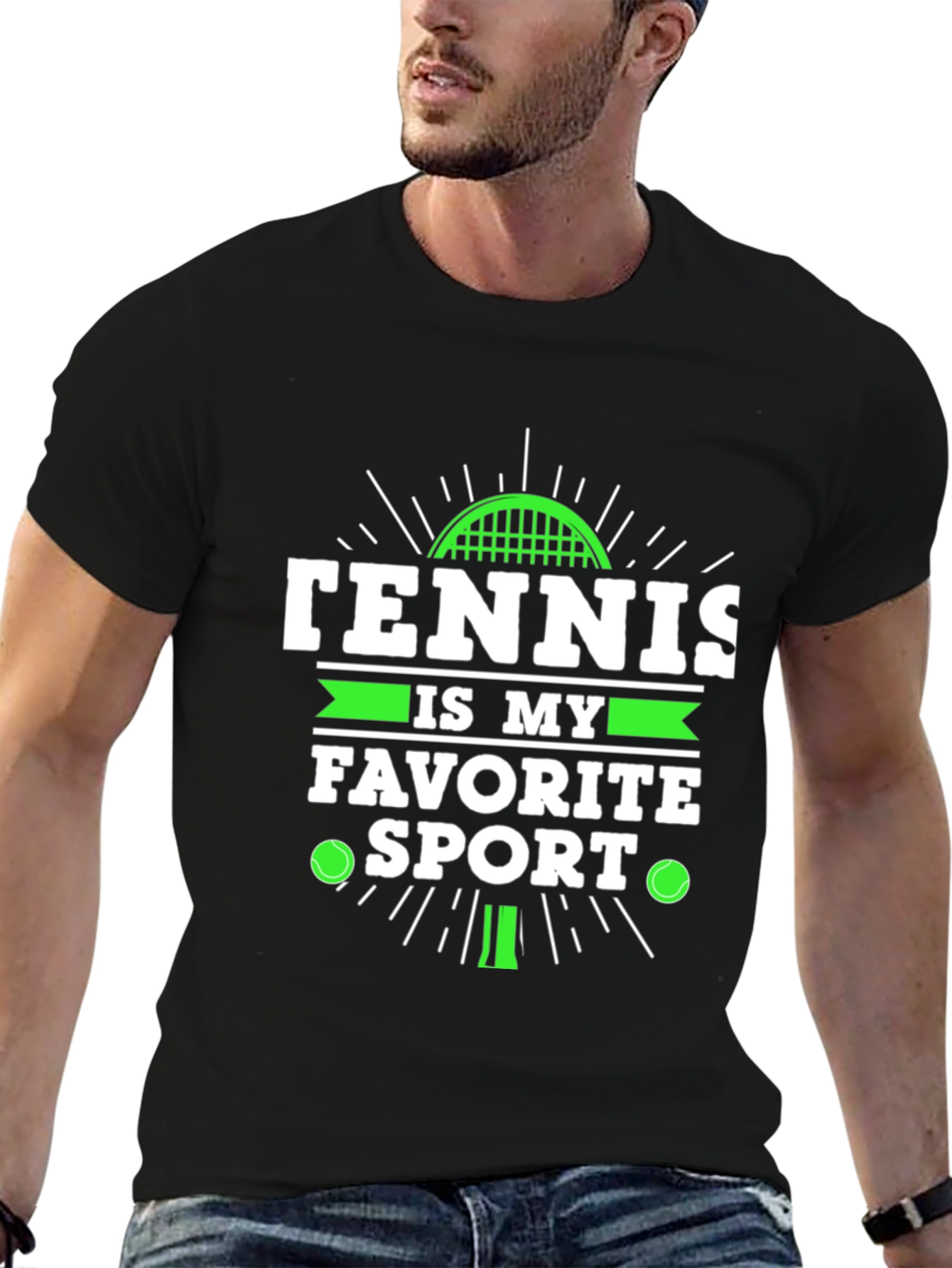 Tennis is My Favorite Sport Graphic T-Shirt