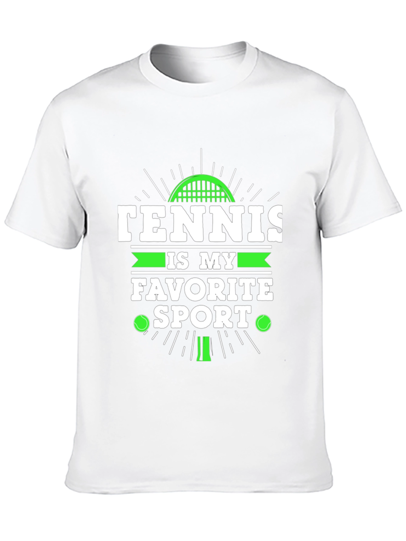 Tennis is My Favorite Sport Graphic T-Shirt
