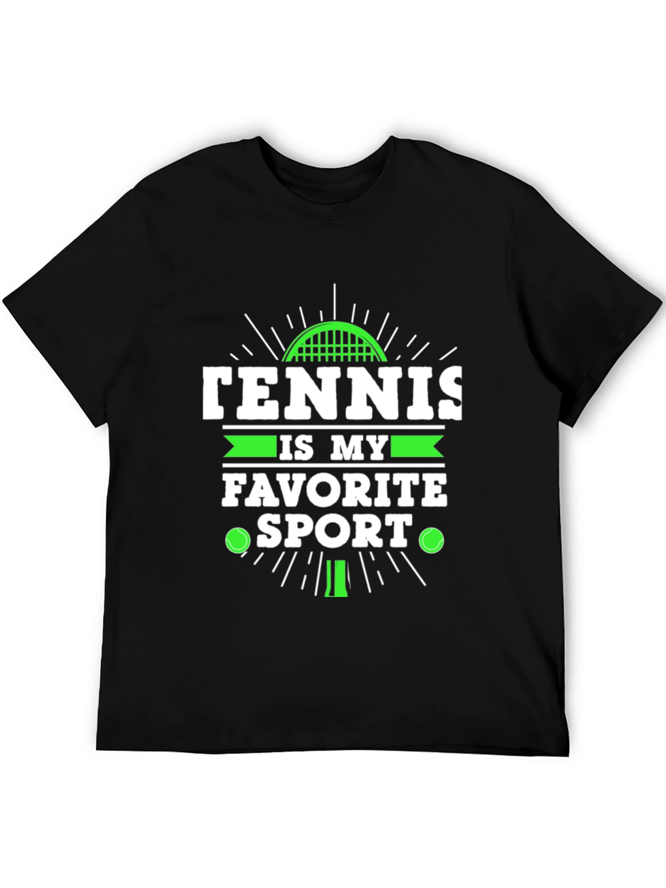Tennis is My Favorite Sport Graphic T-Shirt