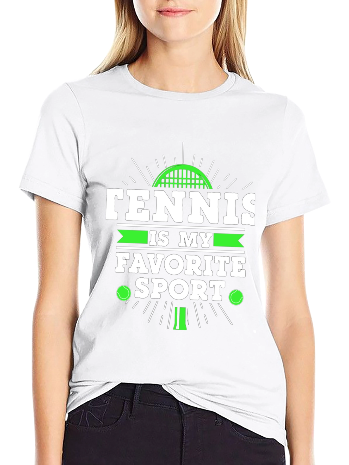 Tennis is My Favorite Sport Graphic T-Shirt