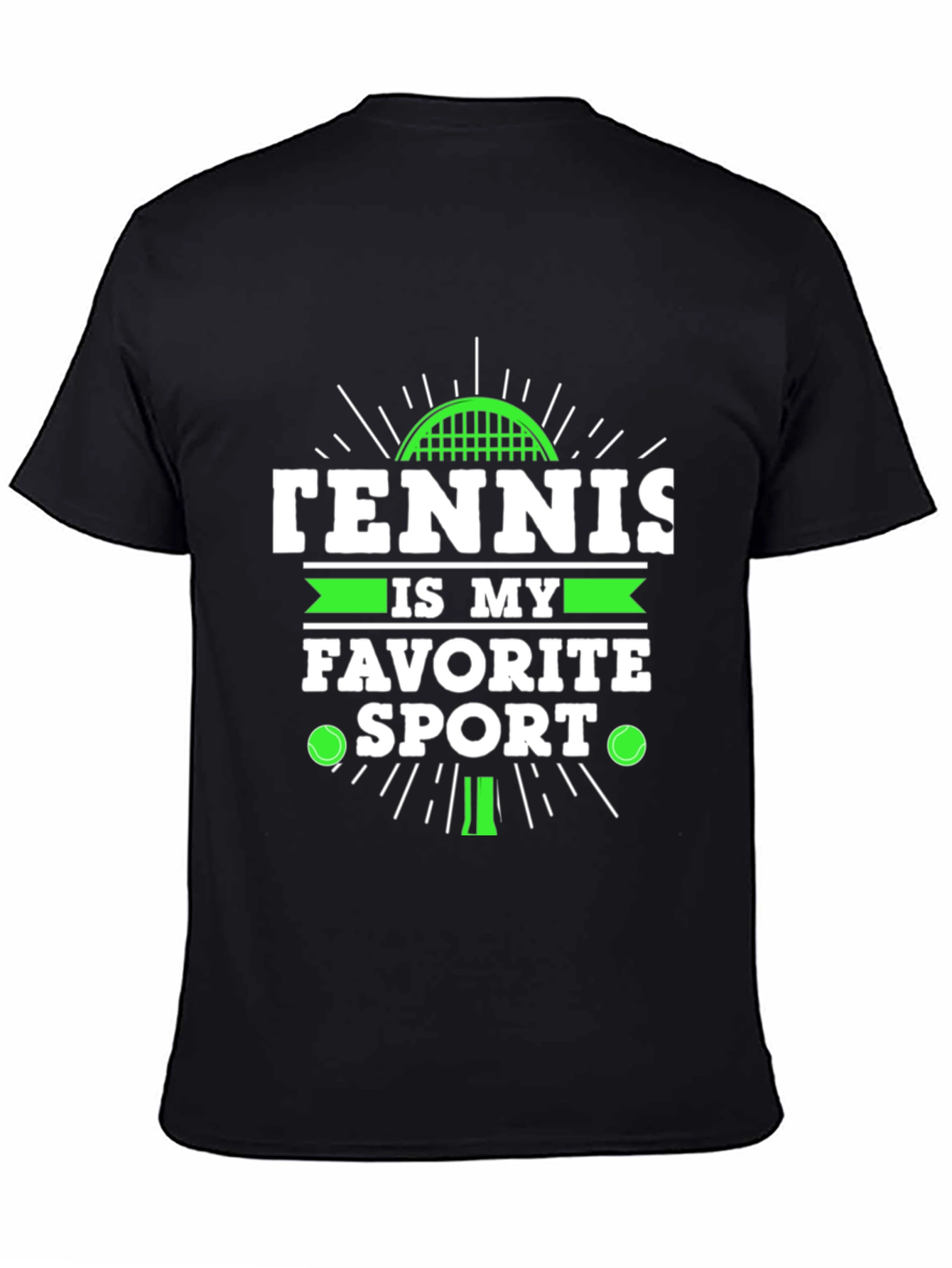 Tennis is My Favorite Sport Graphic T-Shirt