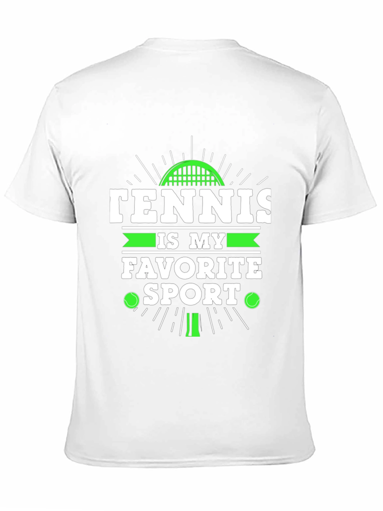 Tennis is My Favorite Sport Graphic T-Shirt