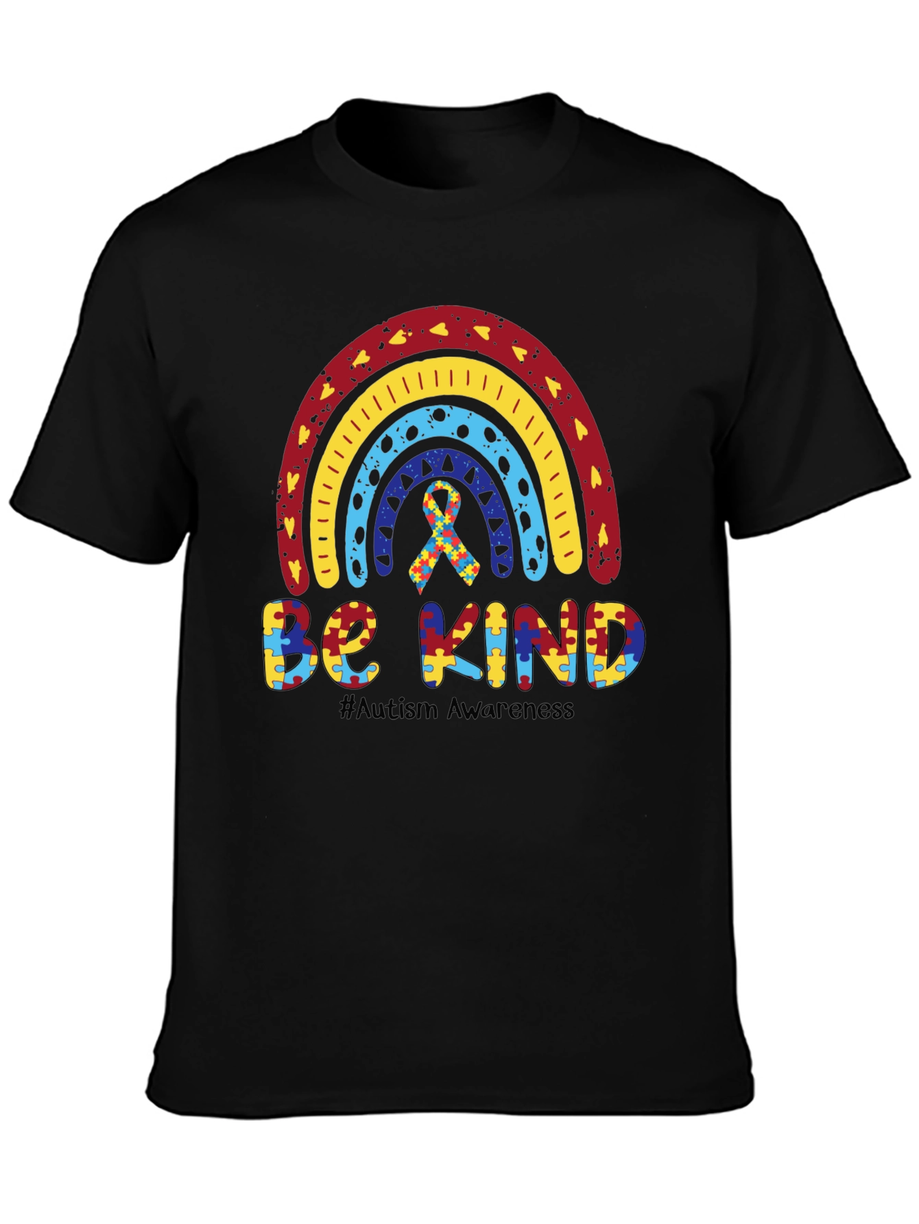 Autism Awareness Rainbow Be Kind T-Shirt