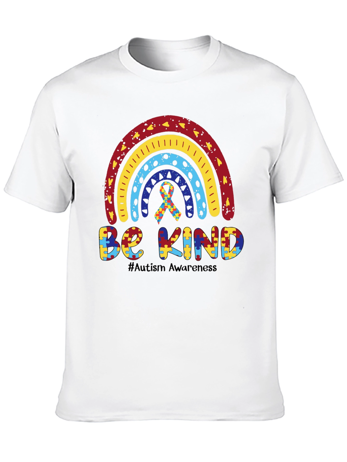 Autism Awareness Rainbow Be Kind T-Shirt