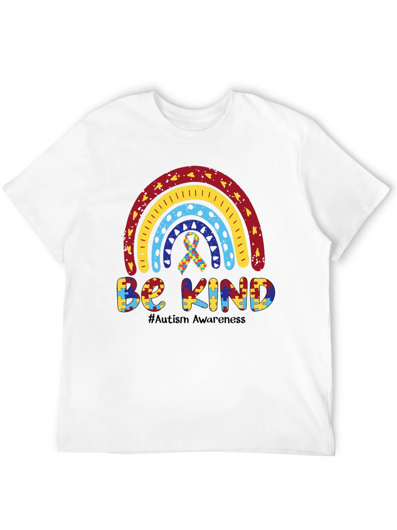 Autism Awareness Rainbow Be Kind T-Shirt