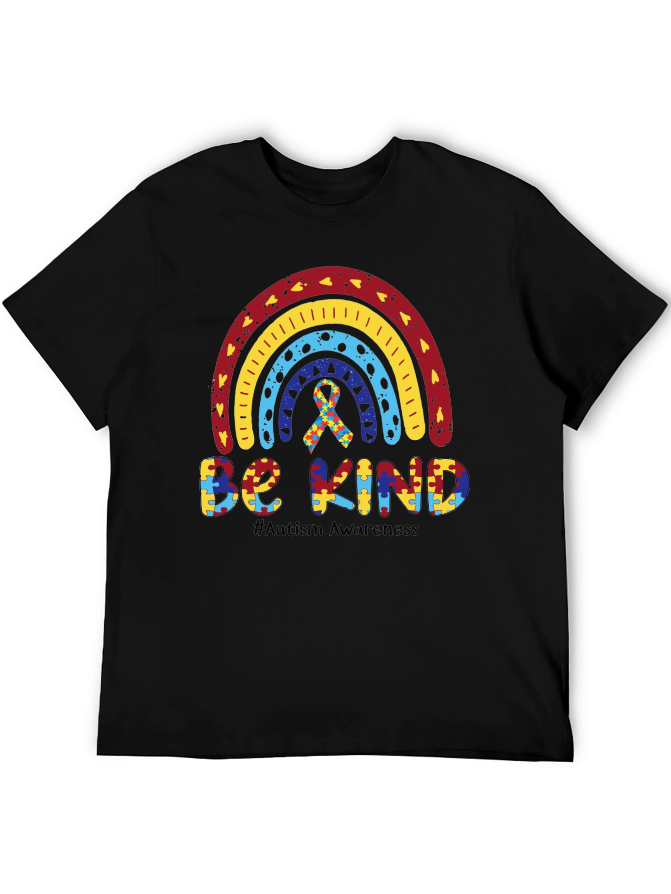 Autism Awareness Rainbow Be Kind T-Shirt
