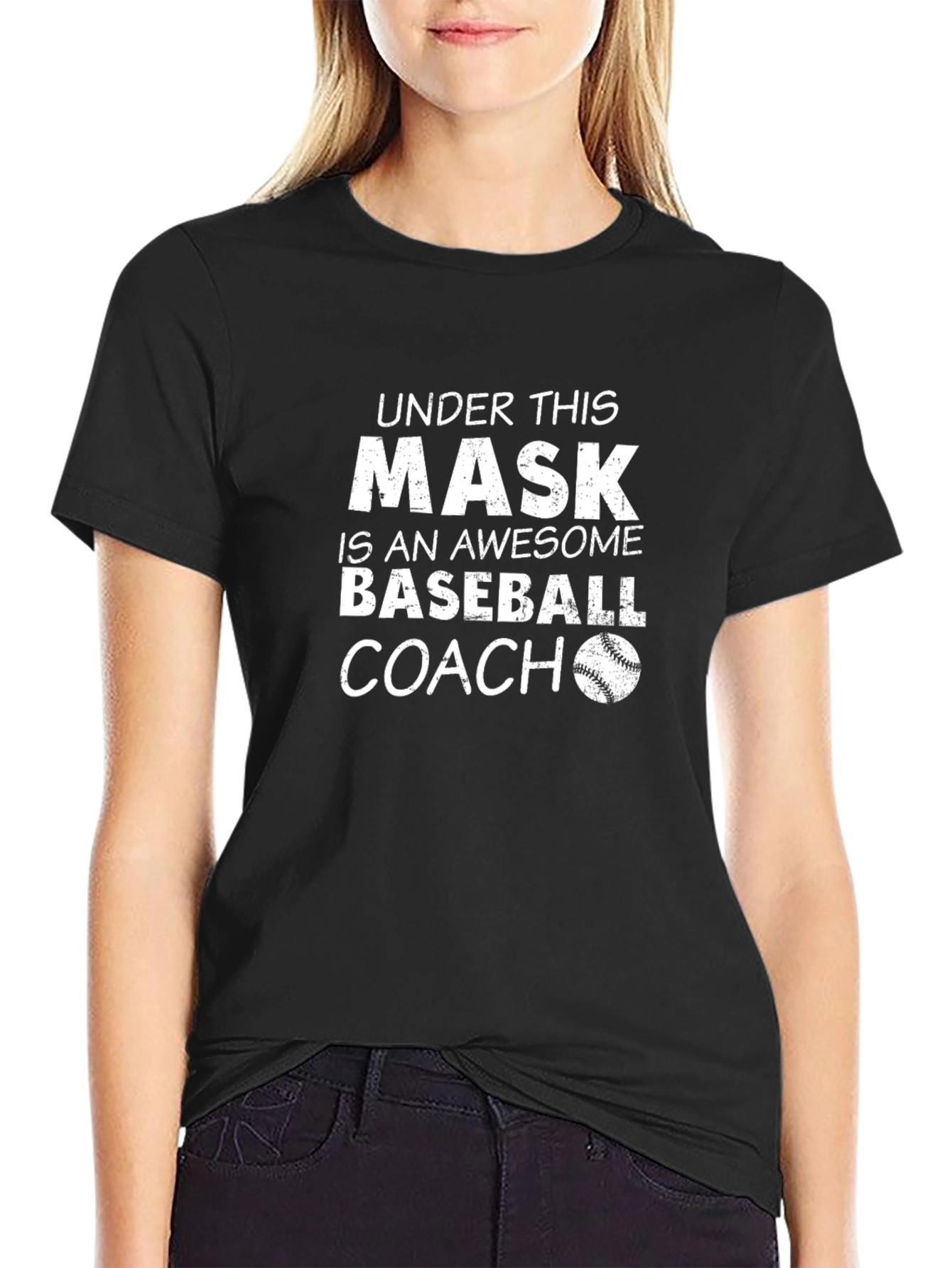 Awesome Baseball Coach Mask T-Shirt