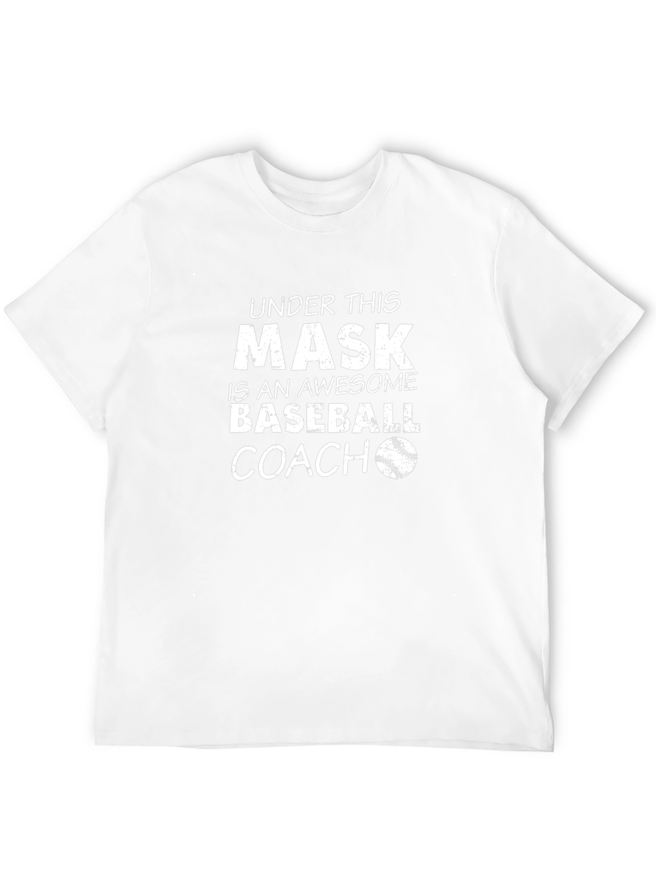 Awesome Baseball Coach Mask T-Shirt