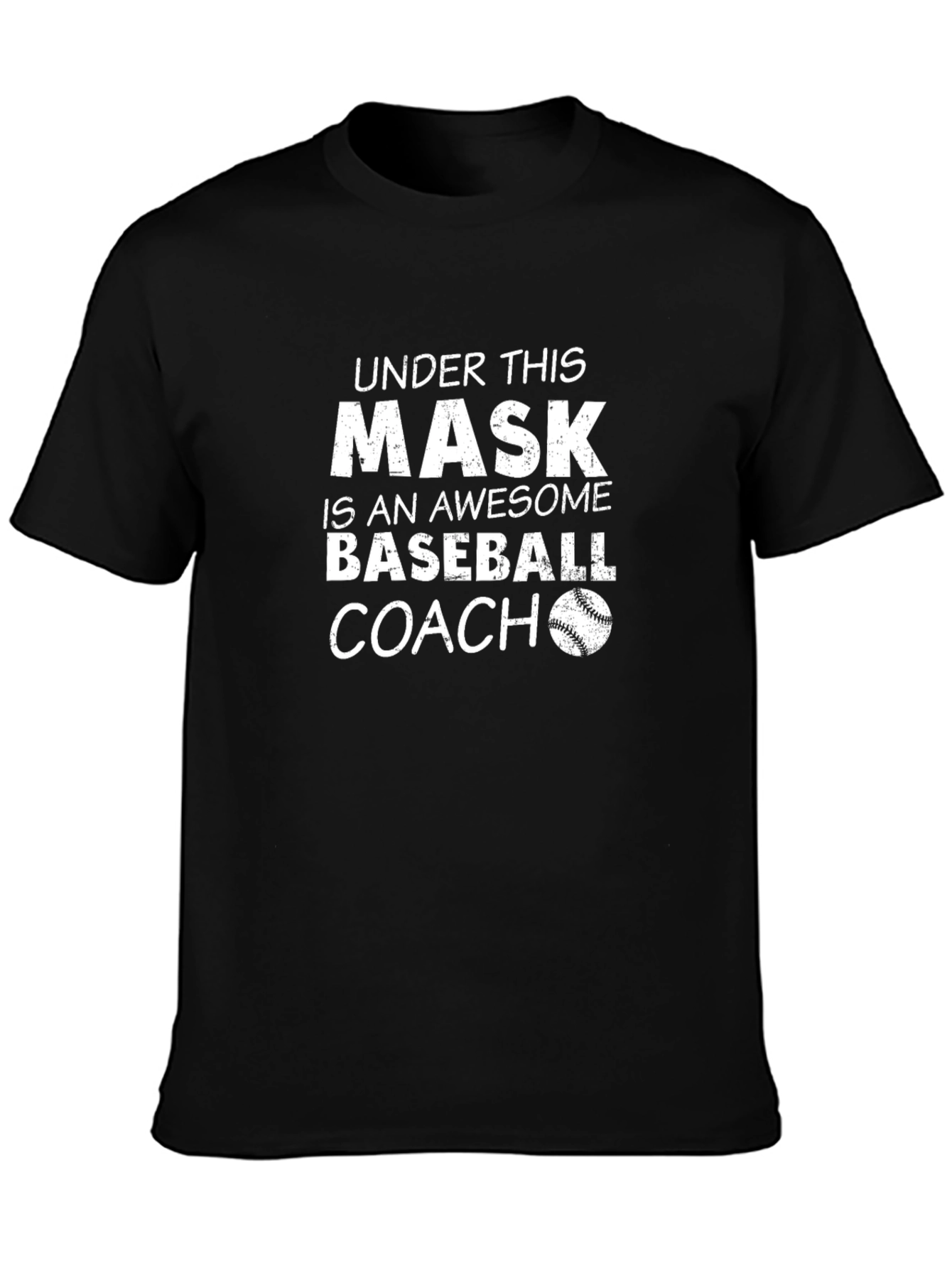Awesome Baseball Coach Mask T-Shirt