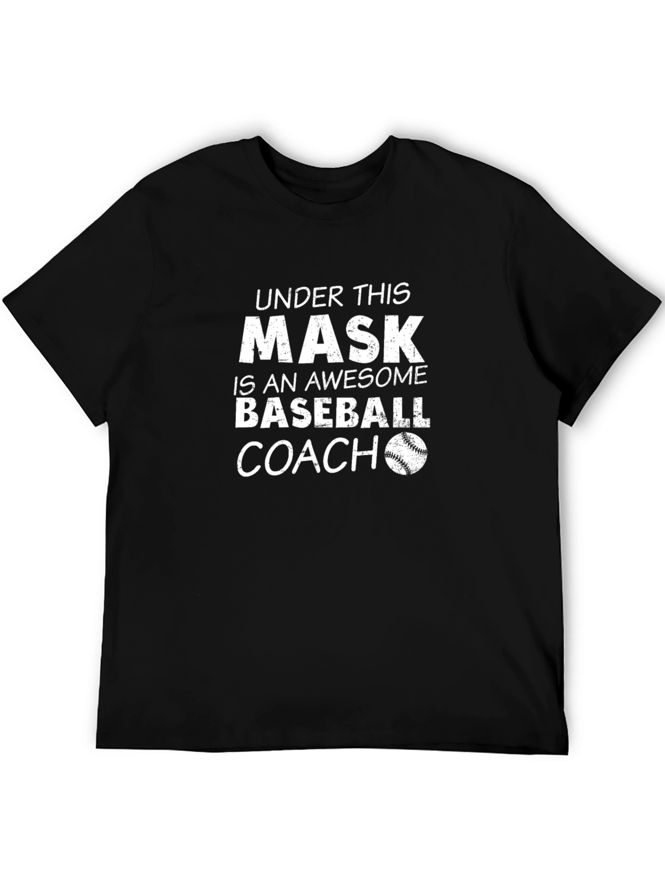 Awesome Baseball Coach Mask T-Shirt