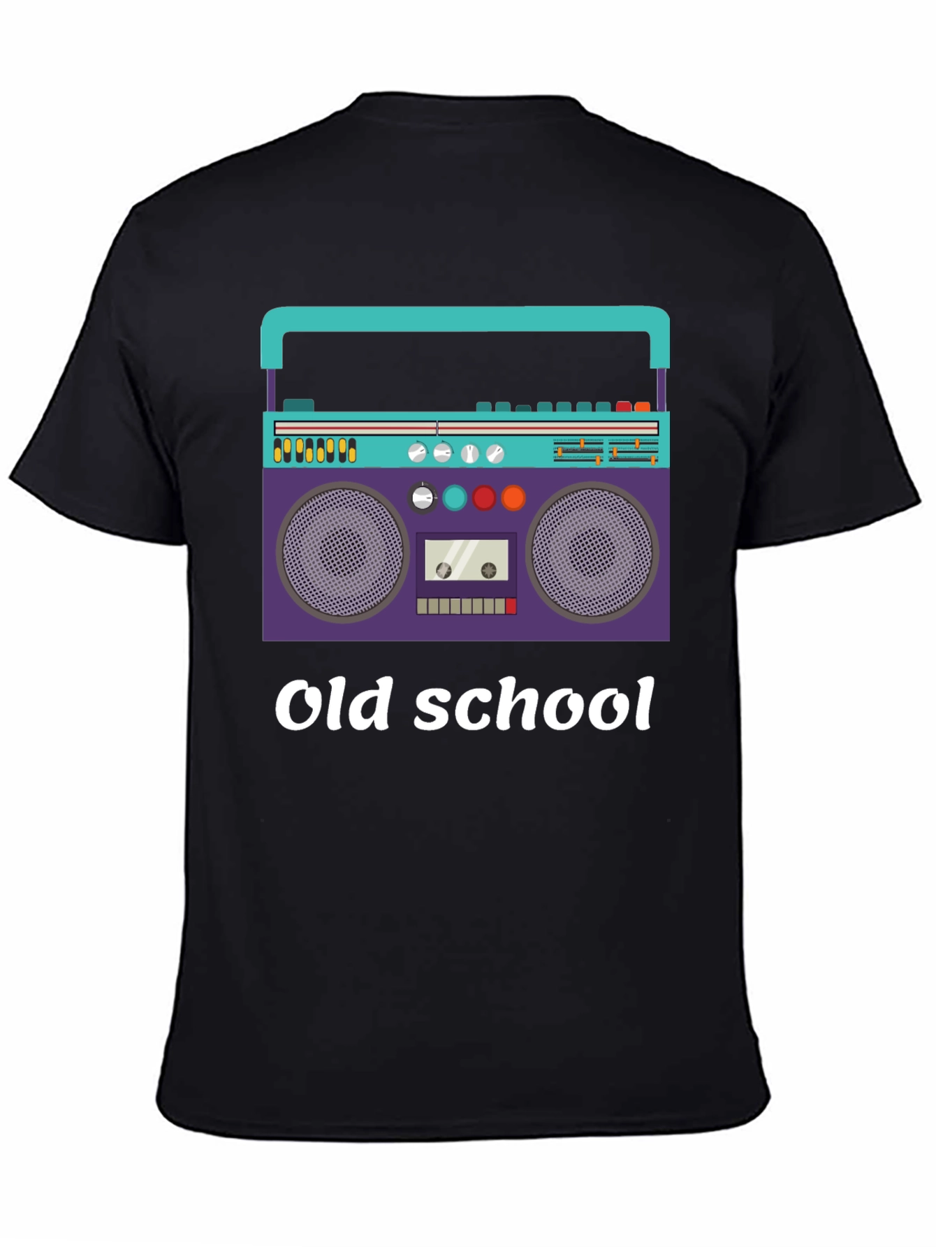Retro Boombox Old School Graphic T-Shirt