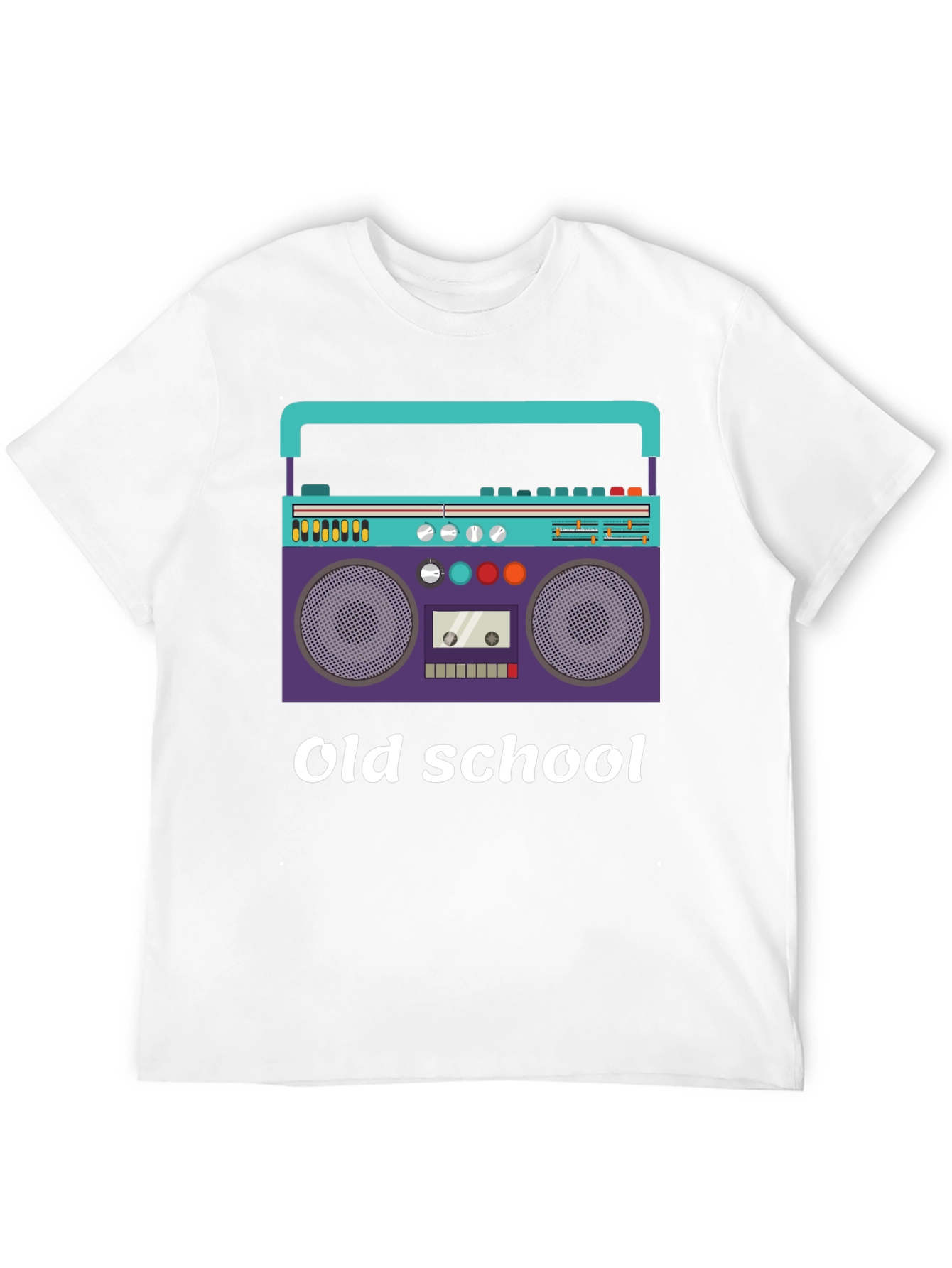 Retro Boombox Old School Graphic T-Shirt