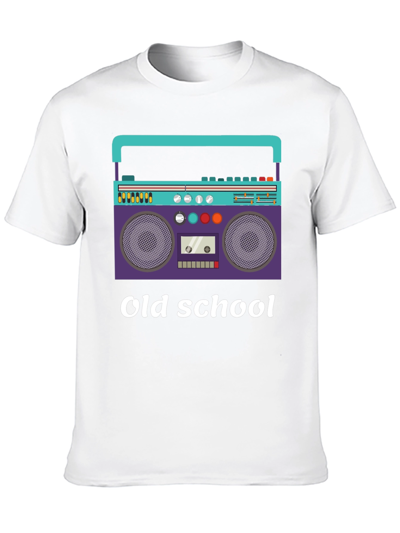 Retro Boombox Old School Graphic T-Shirt