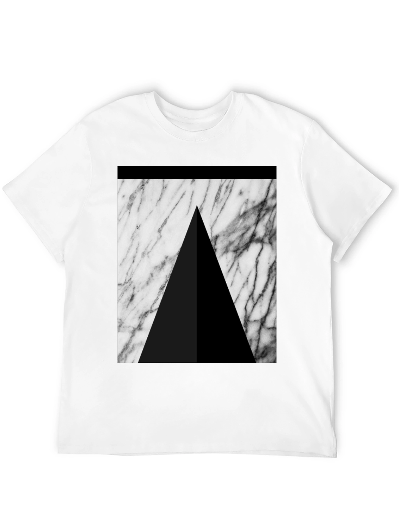 Modern Marble Triangle T-Shirt