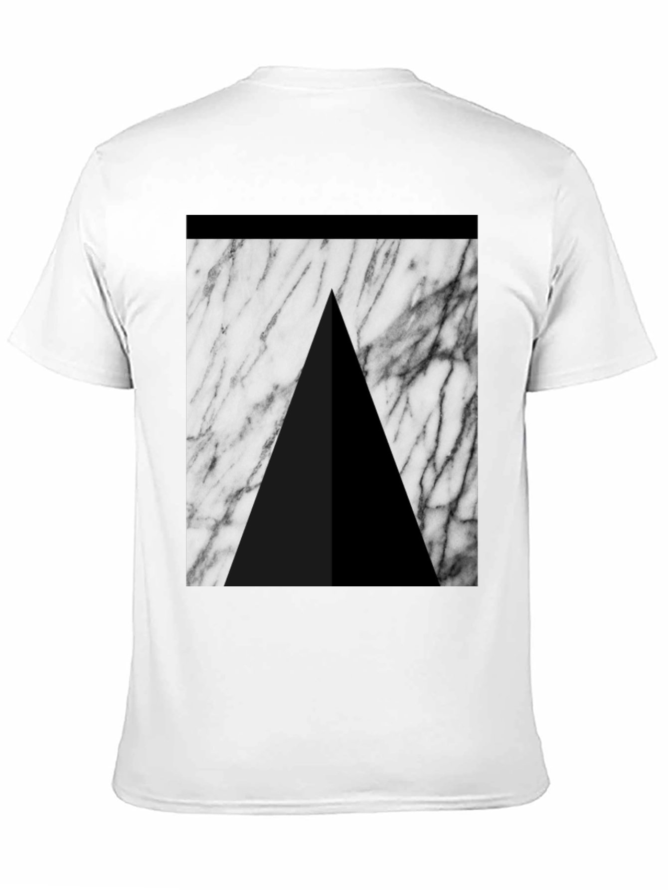 Modern Marble Triangle T-Shirt