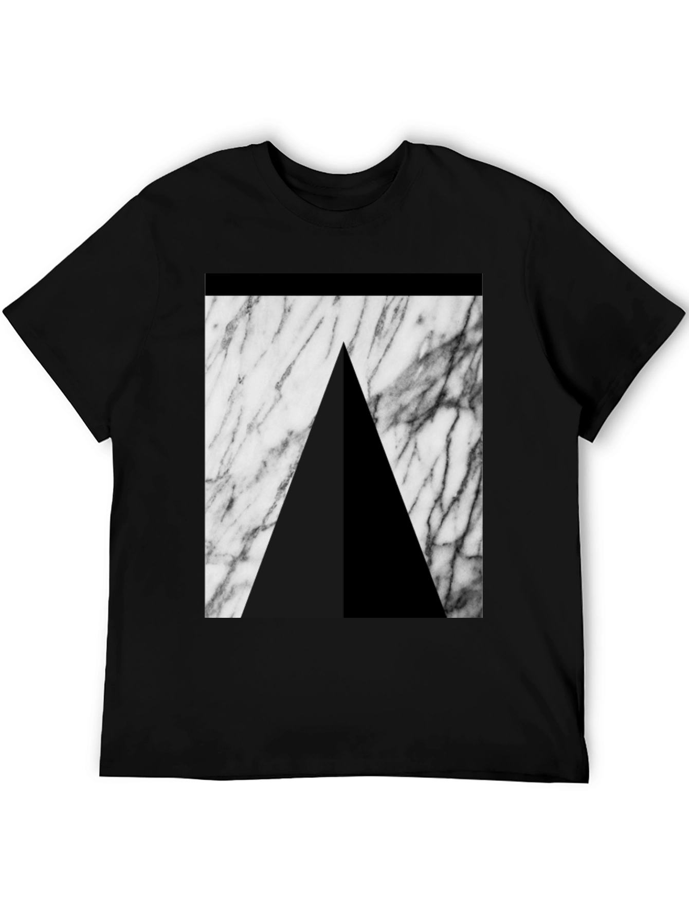 Modern Marble Triangle T-Shirt
