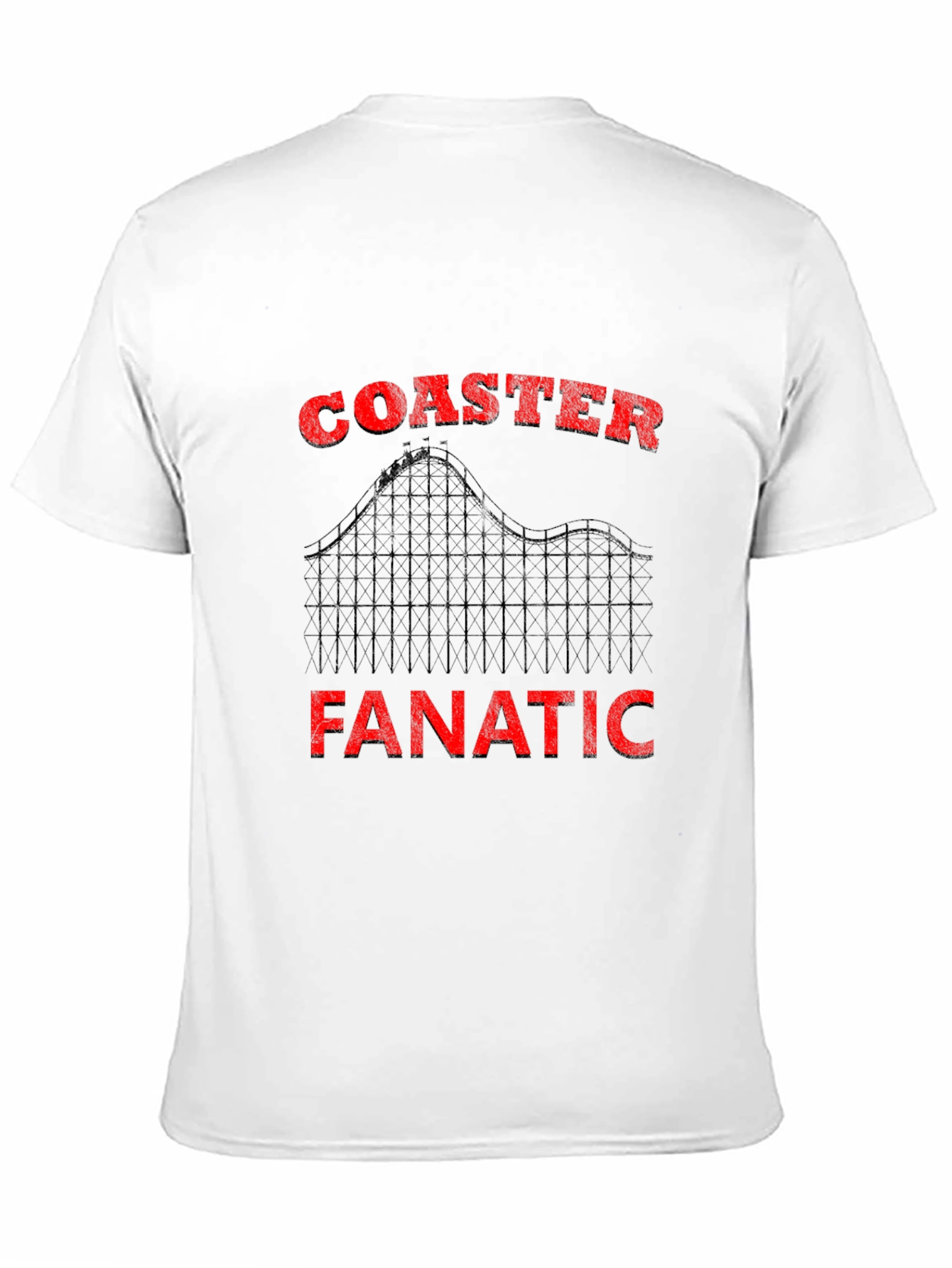 Coaster Fanatic T-Shirt - Roller Coaster Enthusiast Apparel