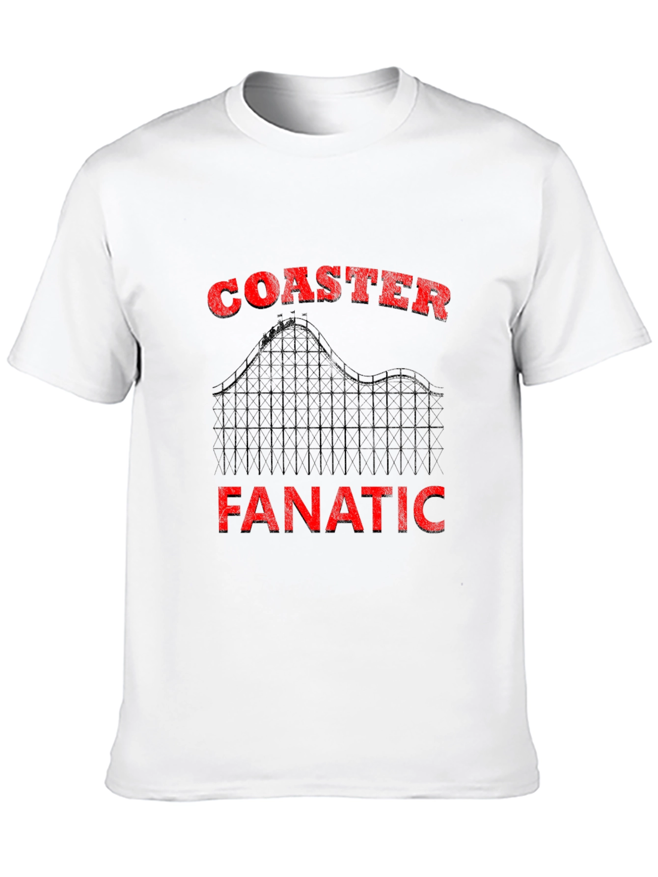 Coaster Fanatic T-Shirt - Roller Coaster Enthusiast Apparel