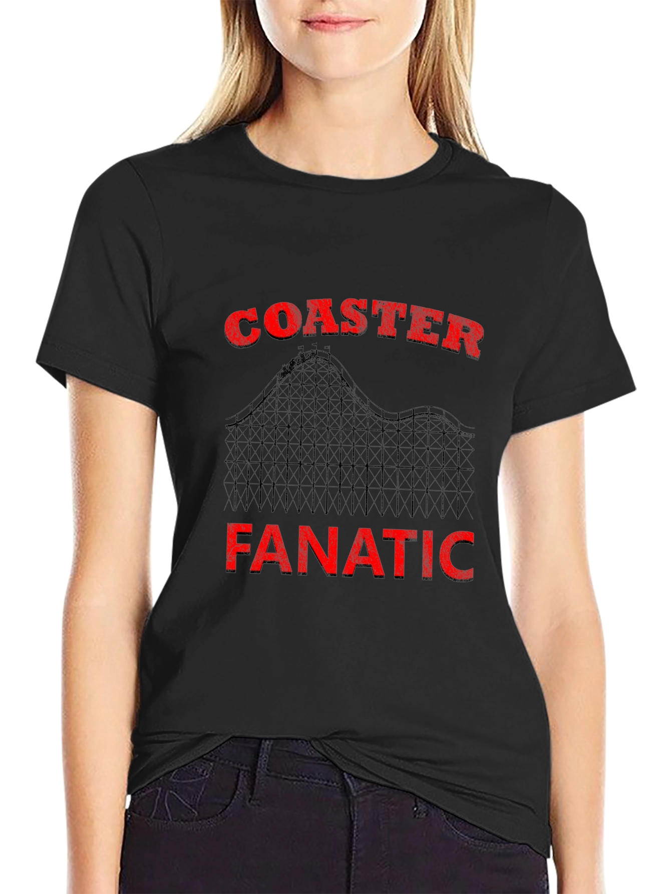 Coaster Fanatic T-Shirt - Roller Coaster Enthusiast Apparel