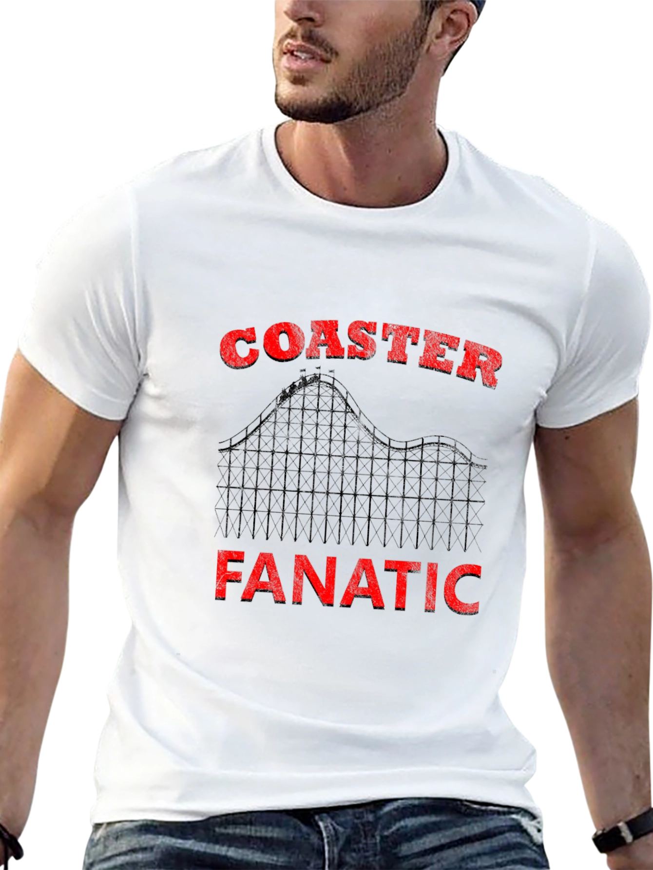 Coaster Fanatic T-Shirt - Roller Coaster Enthusiast Apparel
