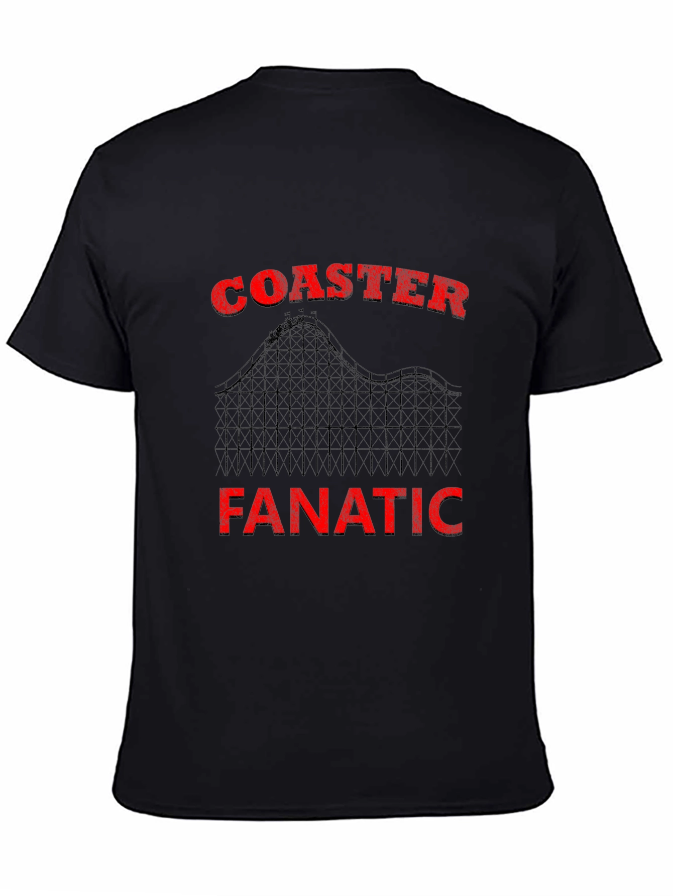 Coaster Fanatic T-Shirt - Roller Coaster Enthusiast Apparel