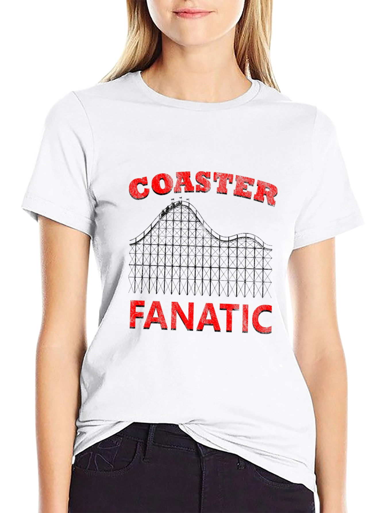 Coaster Fanatic T-Shirt - Roller Coaster Enthusiast Apparel