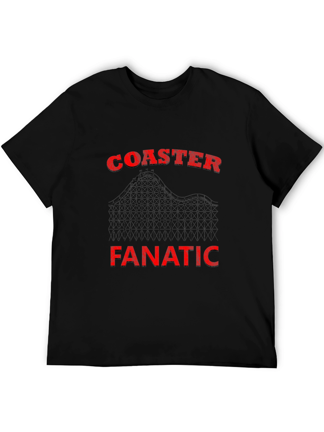 Coaster Fanatic T-Shirt - Roller Coaster Enthusiast Apparel