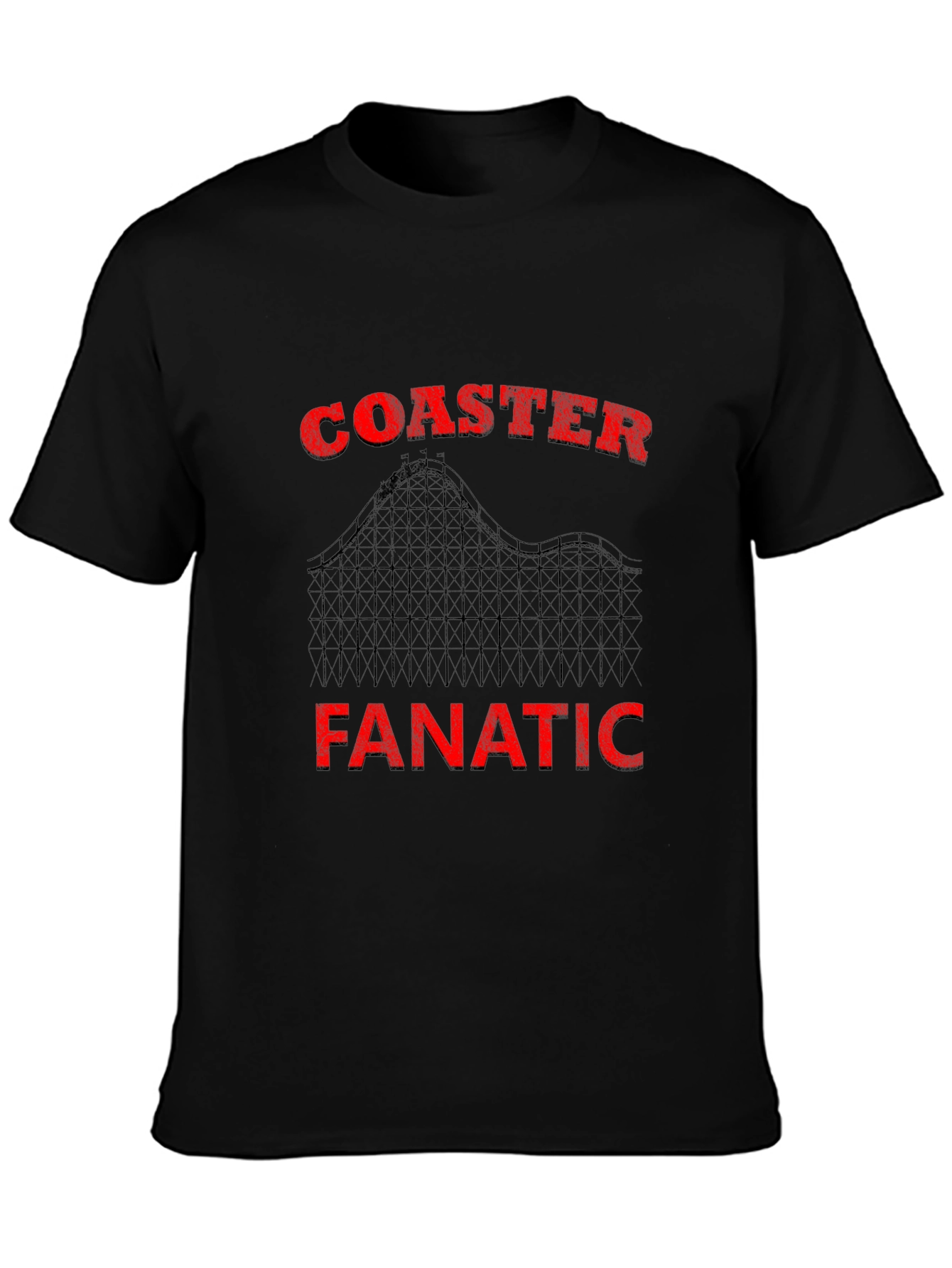 Coaster Fanatic T-Shirt - Roller Coaster Enthusiast Apparel