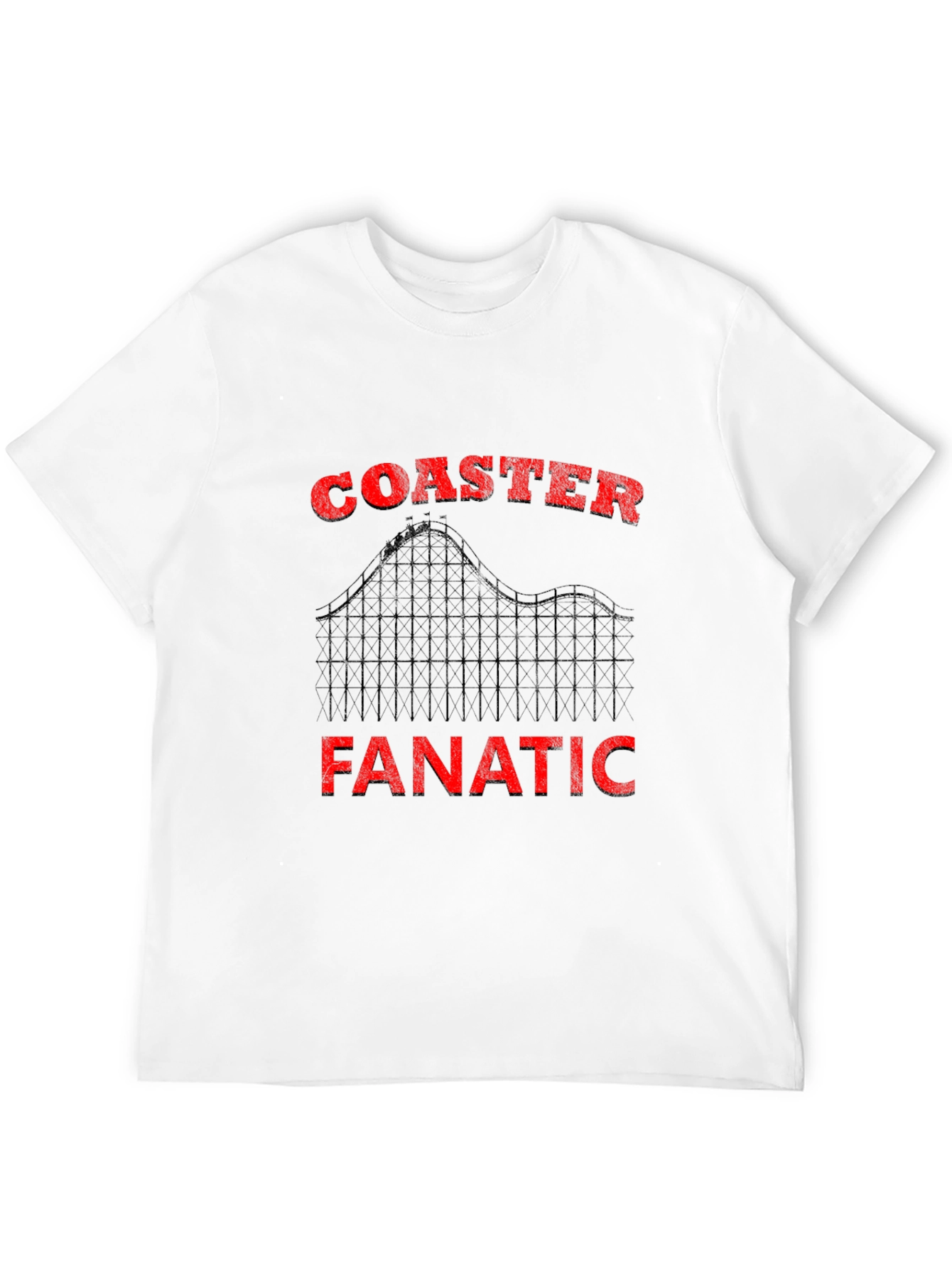 Coaster Fanatic T-Shirt - Roller Coaster Enthusiast Apparel