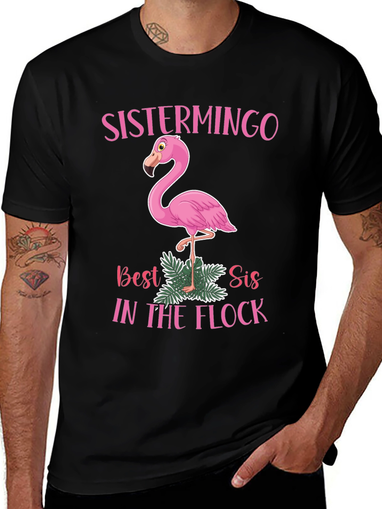 Sistermingo T-Shirt - Best Sis In The Flock