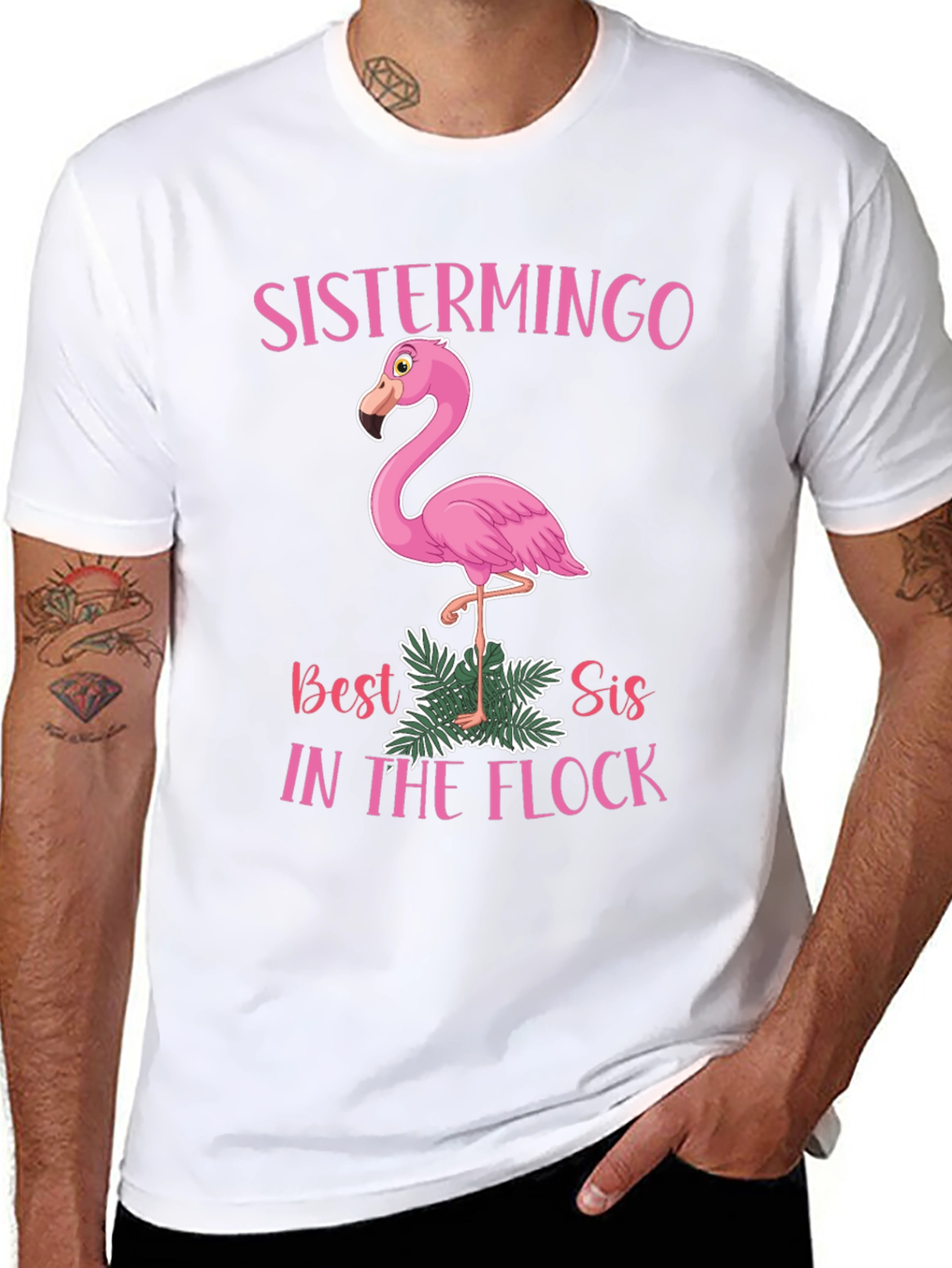 Sistermingo T-Shirt - Best Sis In The Flock