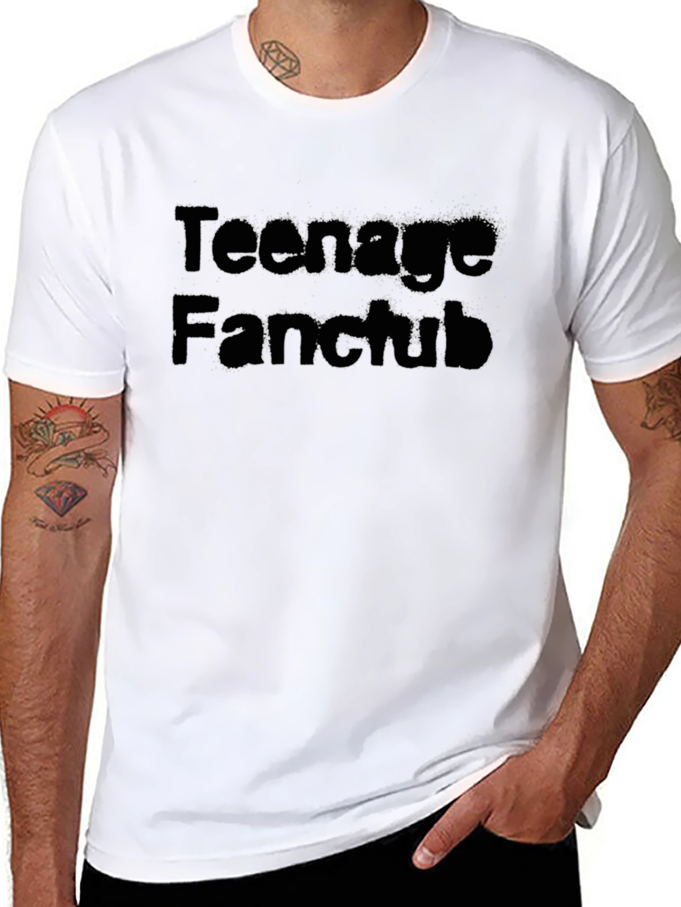 Teenage Fanclub Black Graphic T-Shirt