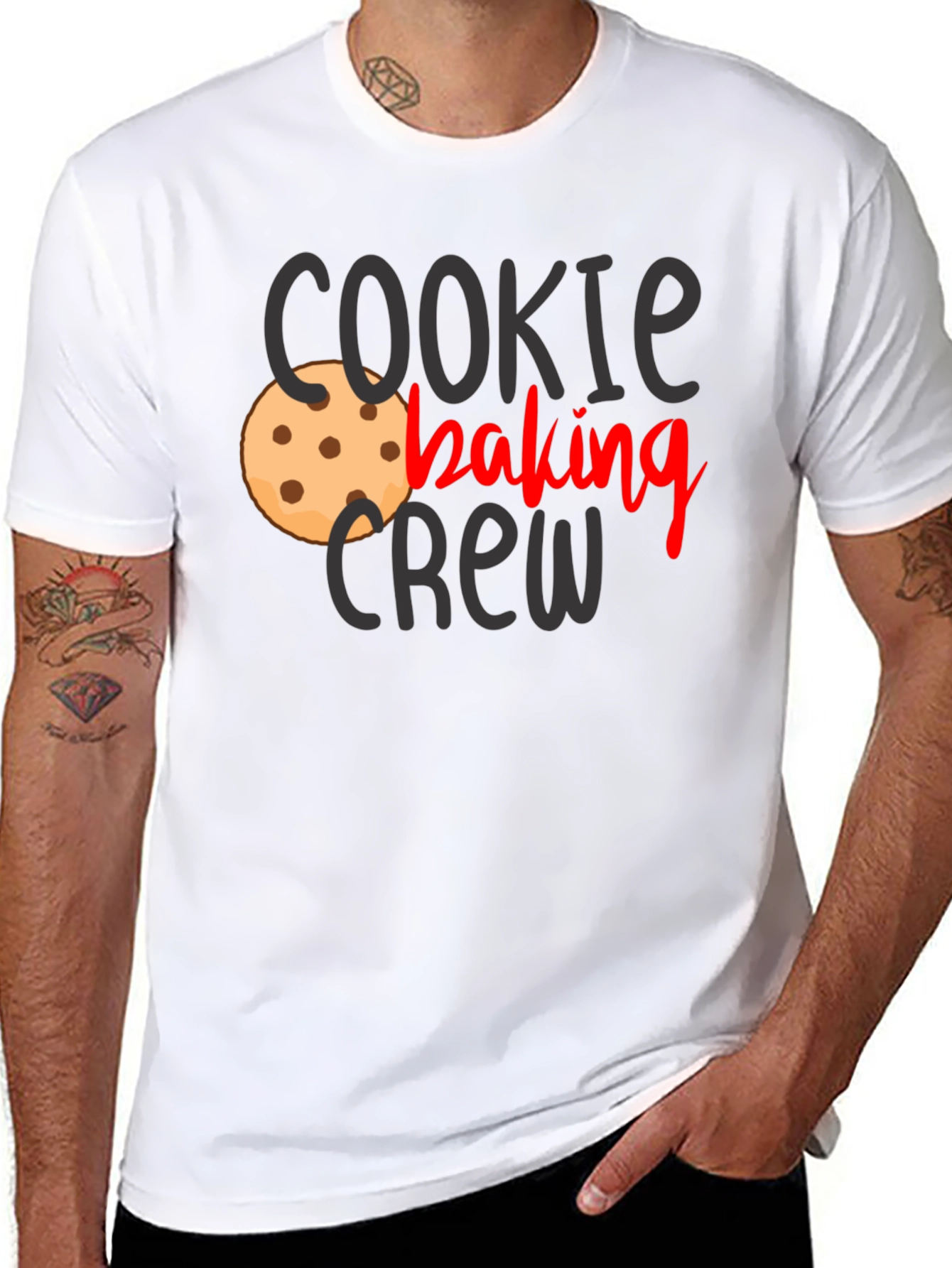 Cookie Baking Crew T-Shirt - Black