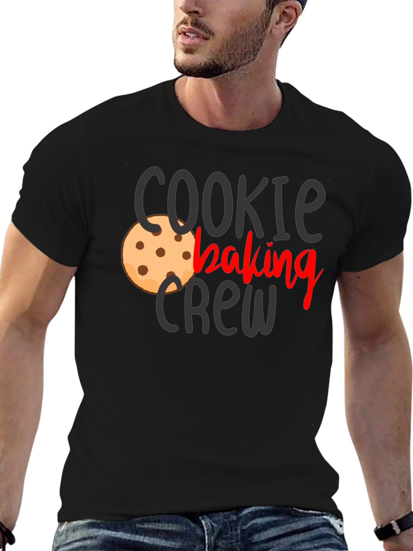 Cookie Baking Crew T-Shirt - Black