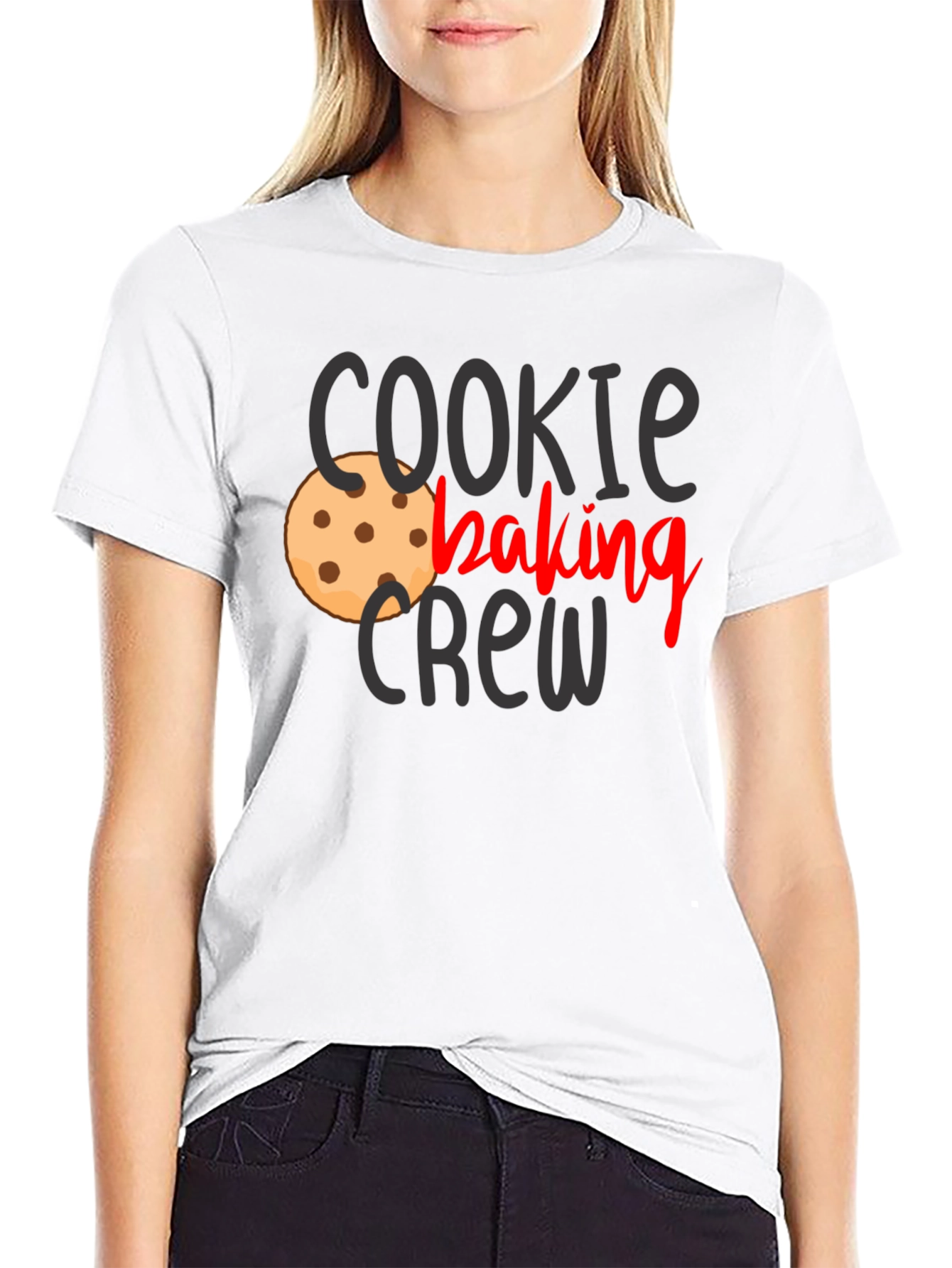 Cookie Baking Crew T-Shirt - Black
